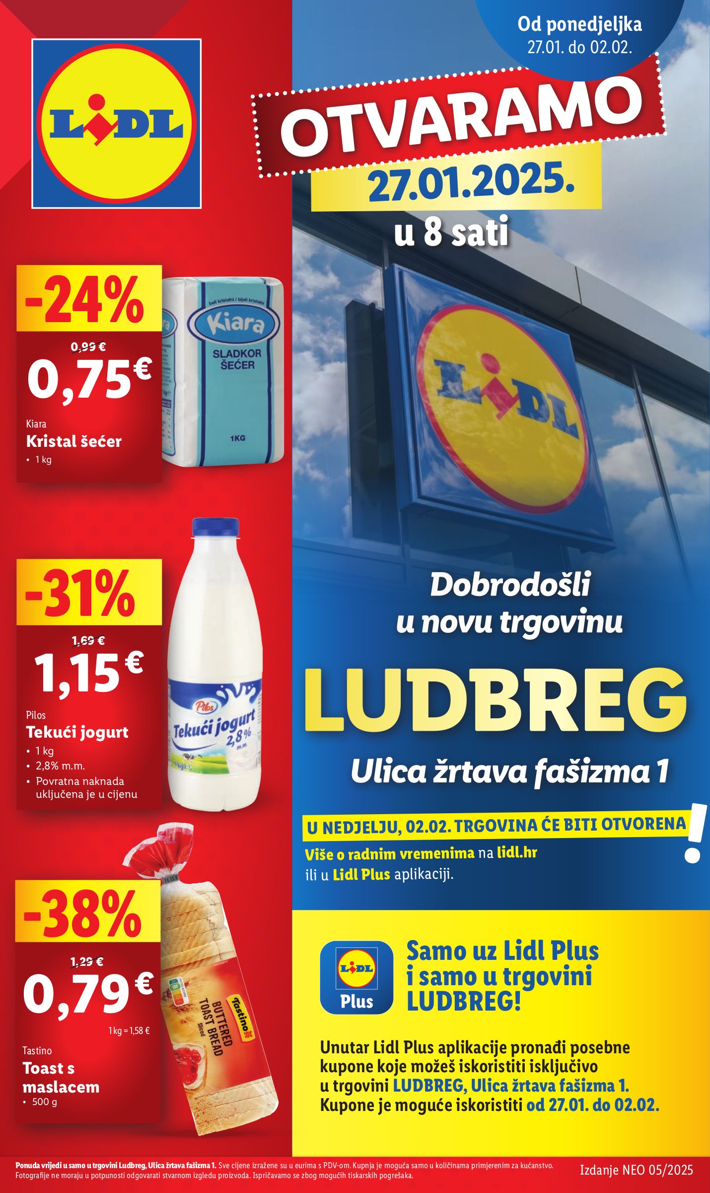 lidl - Lidl - Ludbreg katalog vrijedi od 27.01. do 02.02.