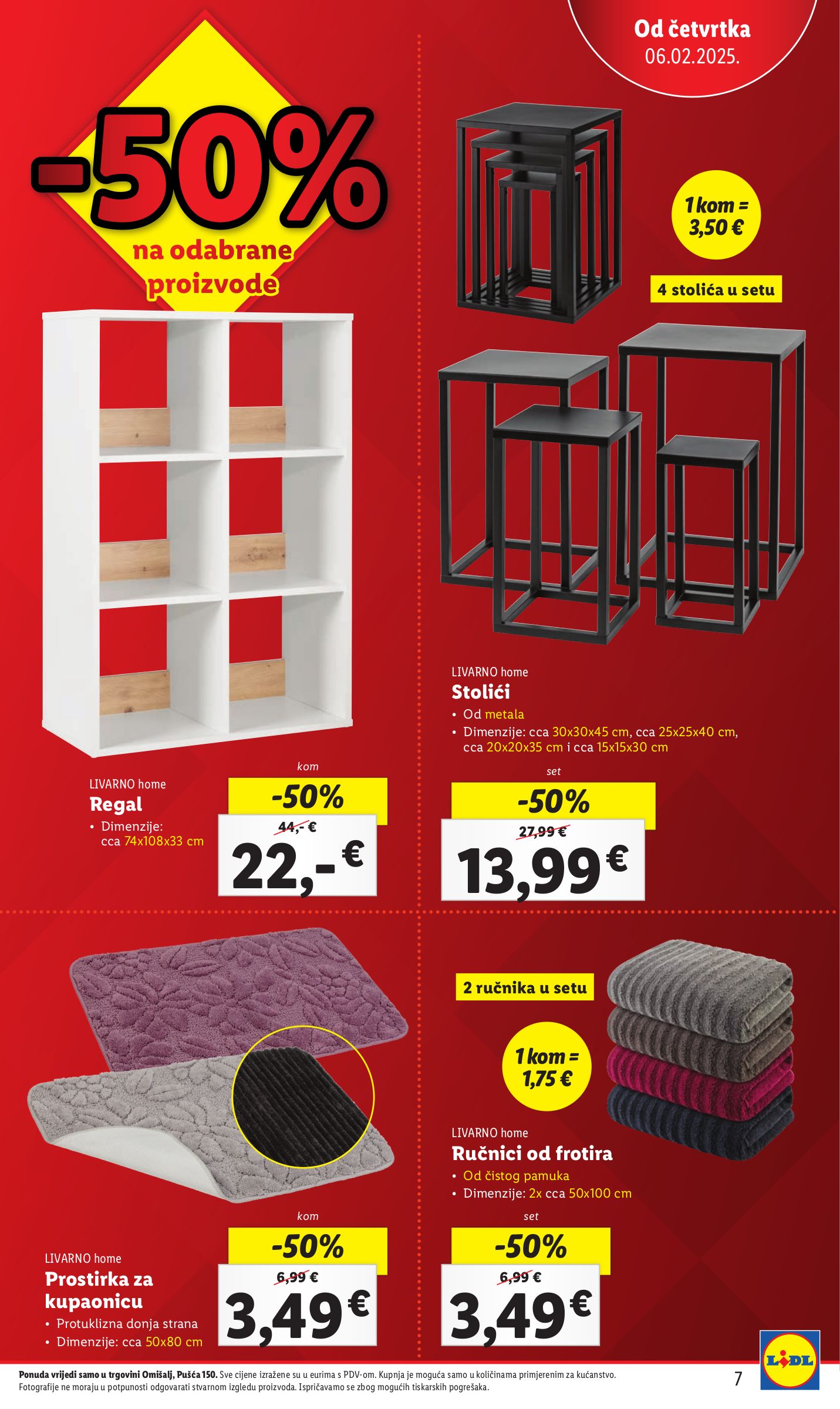 lidl - Lidl - Omišalj katalog vrijedi od 06.02. do 12.02. - page: 7