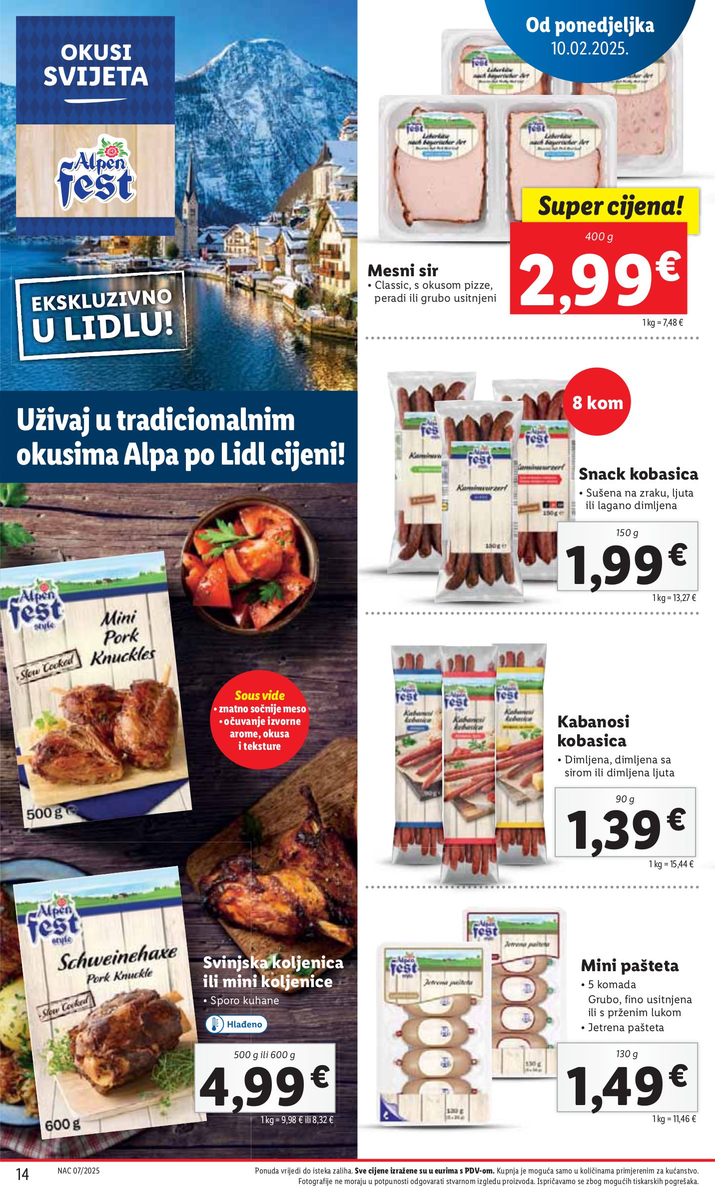 lidl - Lidl katalog vrijedi od 10.02. do 16.02. - page: 14