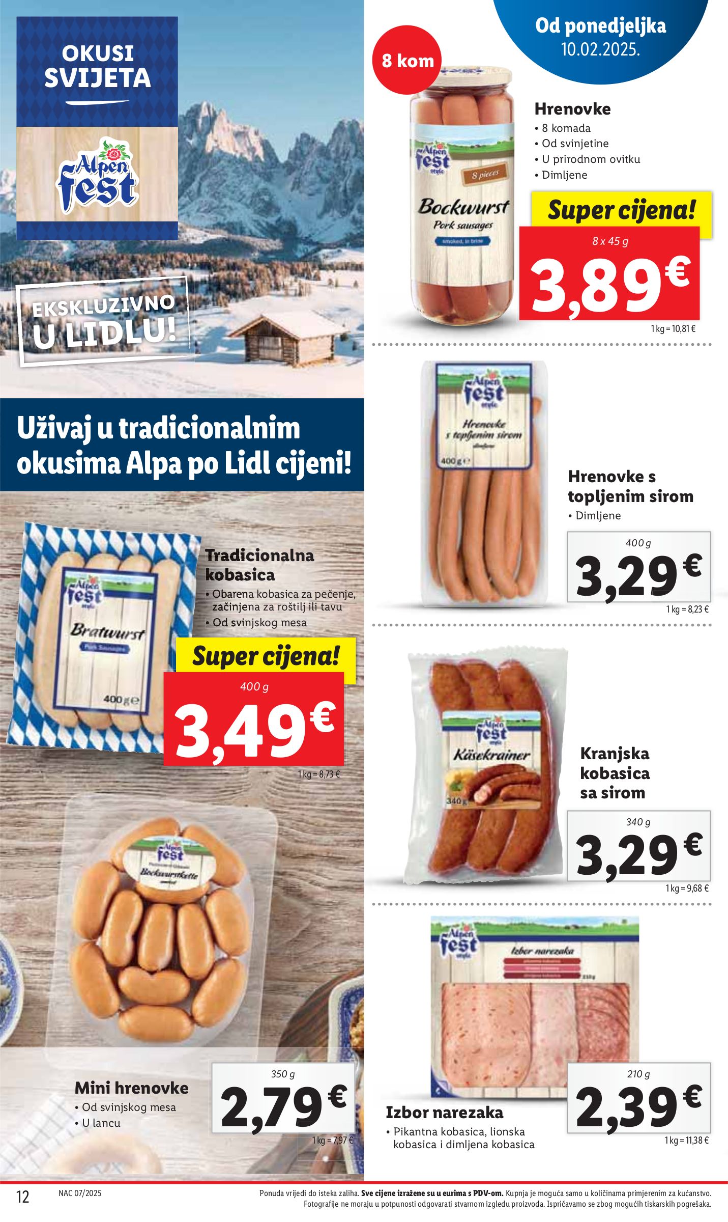 lidl - Lidl katalog vrijedi od 10.02. do 16.02. - page: 12