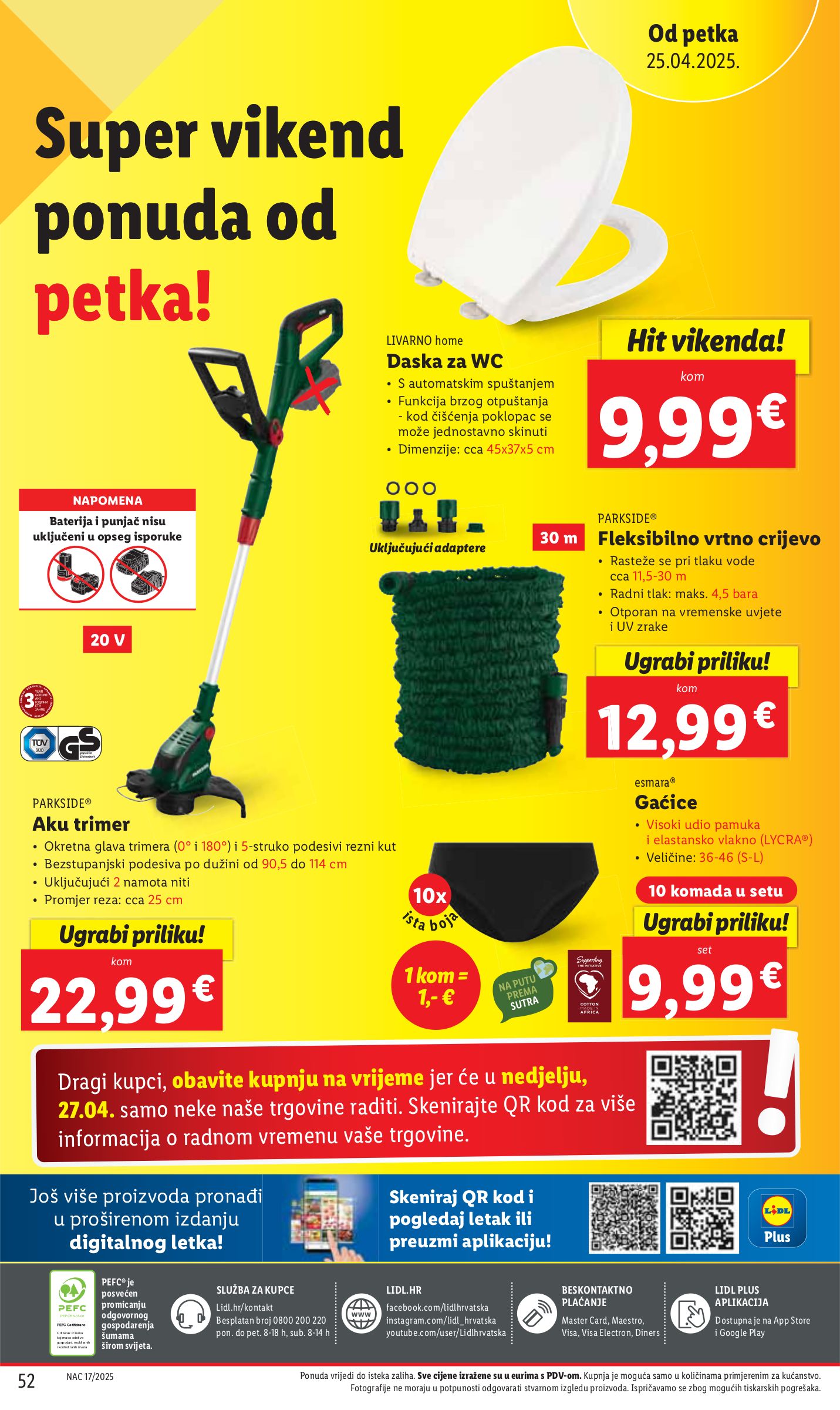 lidl - Lidl katalog vrijedi od 24.04. do 27.04. - page: 52