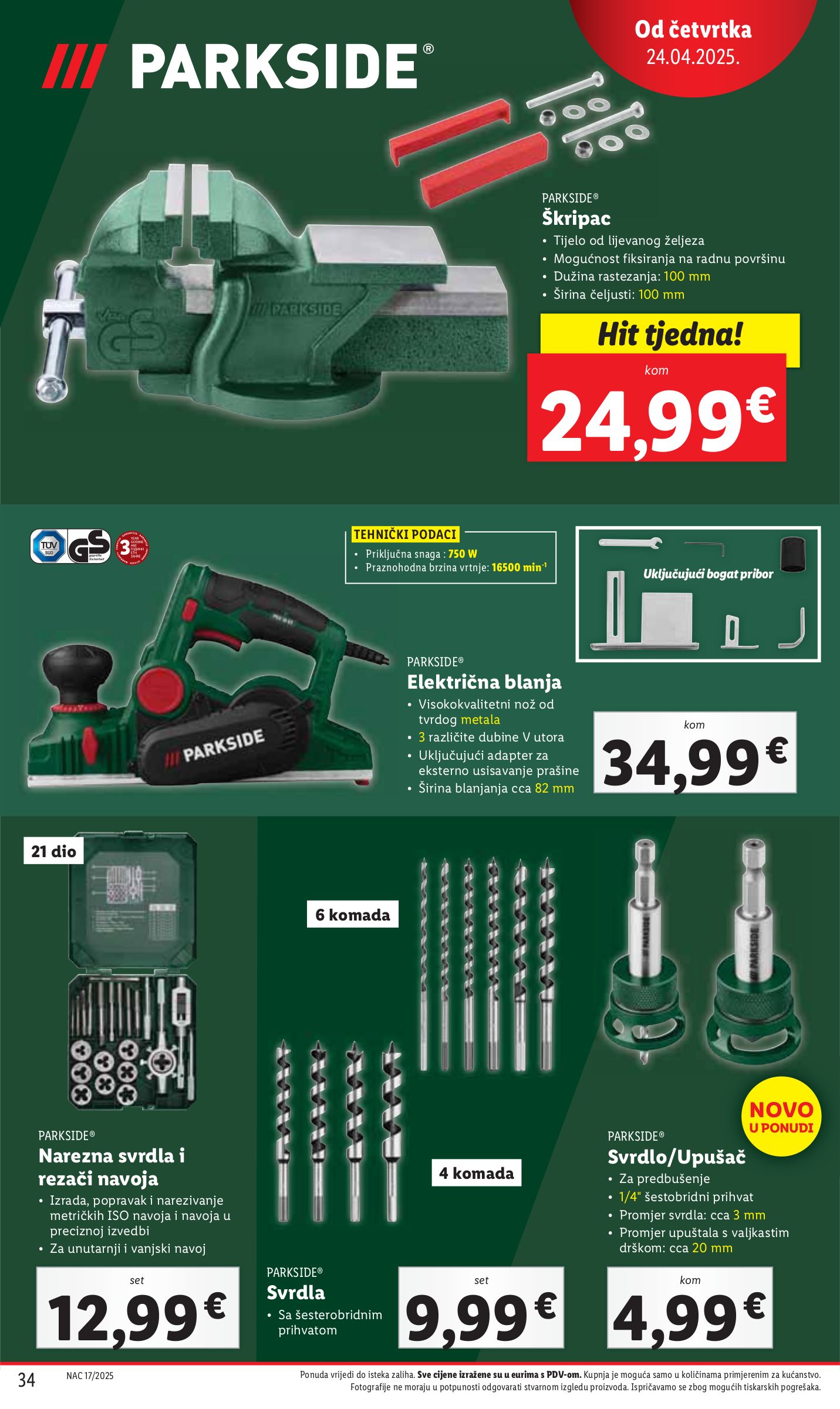 lidl - Lidl katalog vrijedi od 24.04. do 27.04. - page: 34
