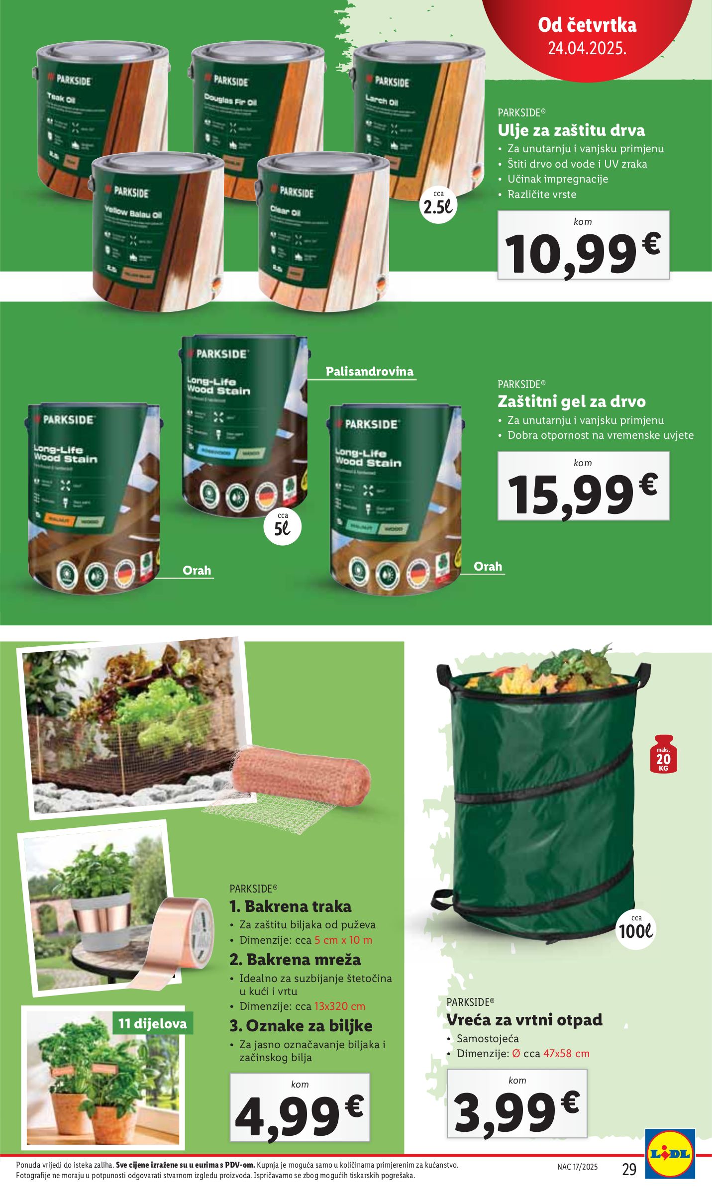 lidl - Lidl katalog vrijedi od 24.04. do 27.04. - page: 29