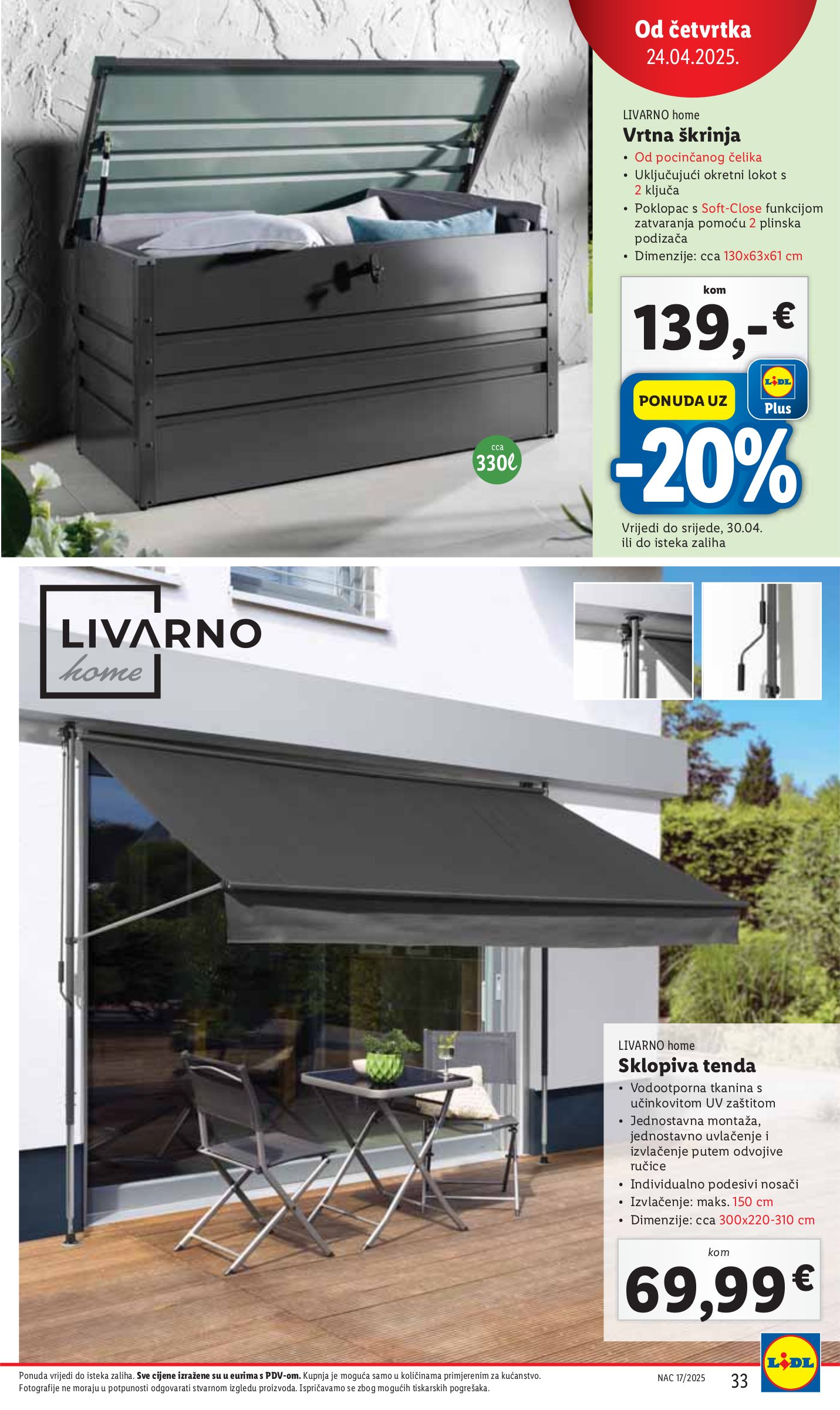 lidl - Lidl katalog vrijedi od 24.04. do 27.04. - page: 33