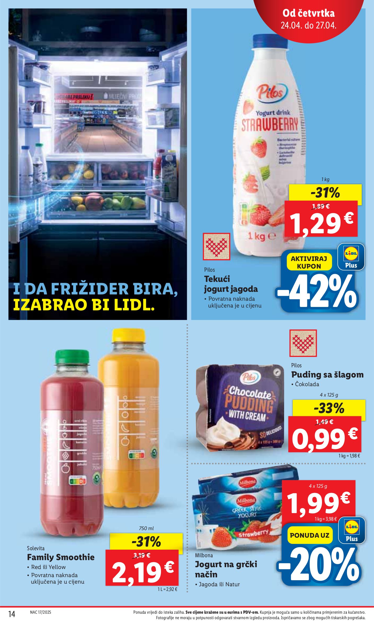 lidl - Lidl katalog vrijedi od 24.04. do 27.04. - page: 14