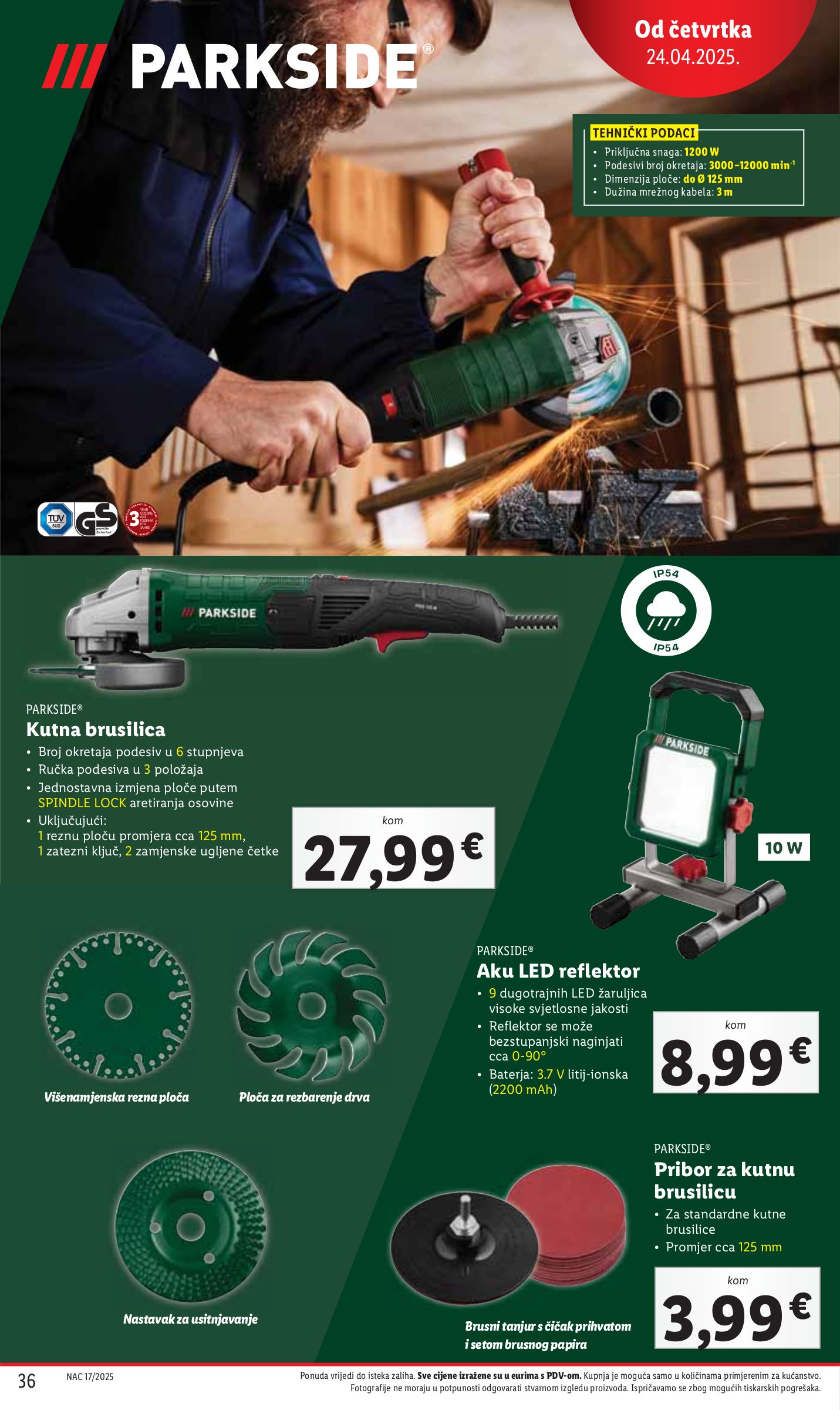 lidl - Lidl katalog vrijedi od 24.04. do 27.04. - page: 36