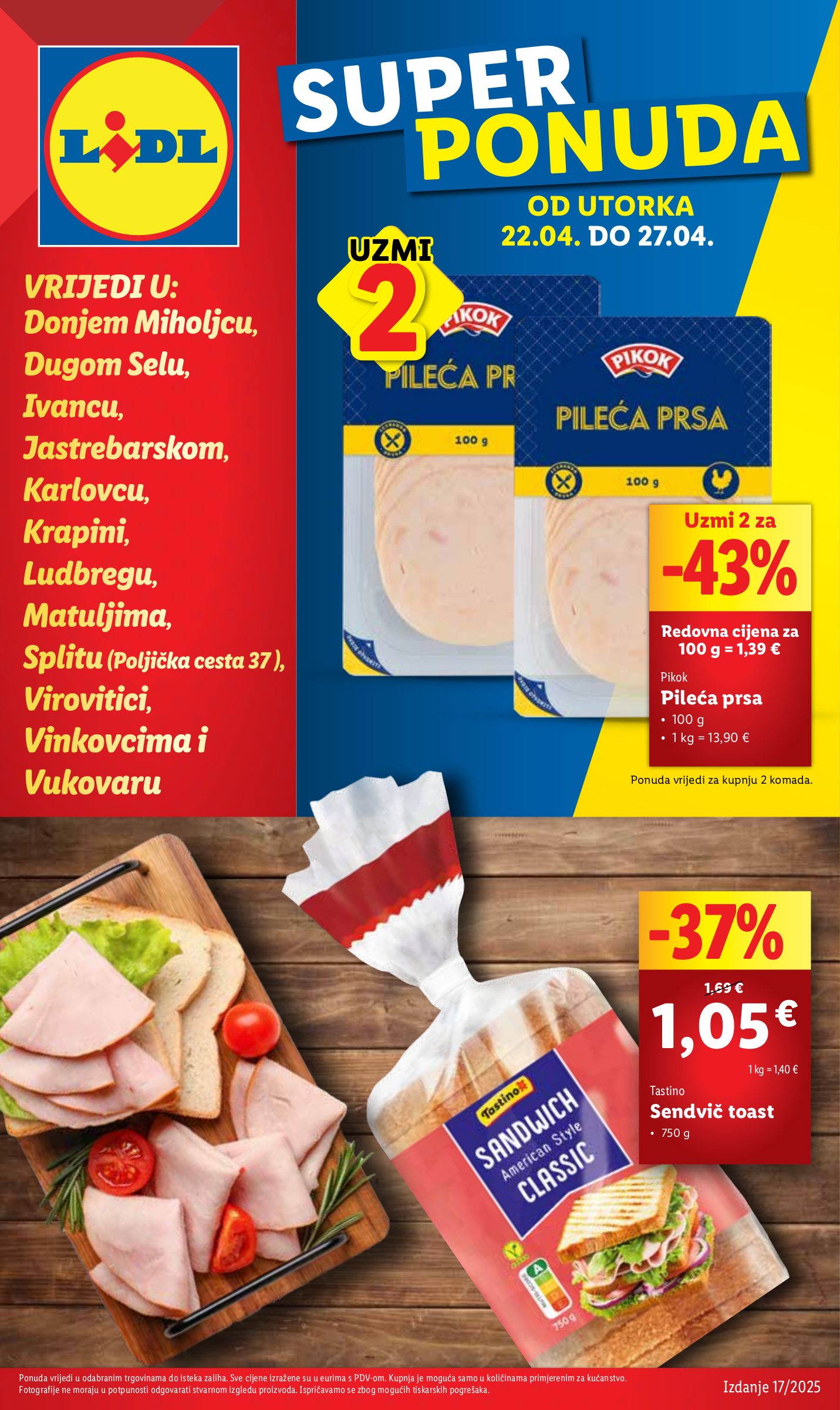 lidl - Lidl - Super ponuda katalog vrijedi od 22.04. do 27.04.