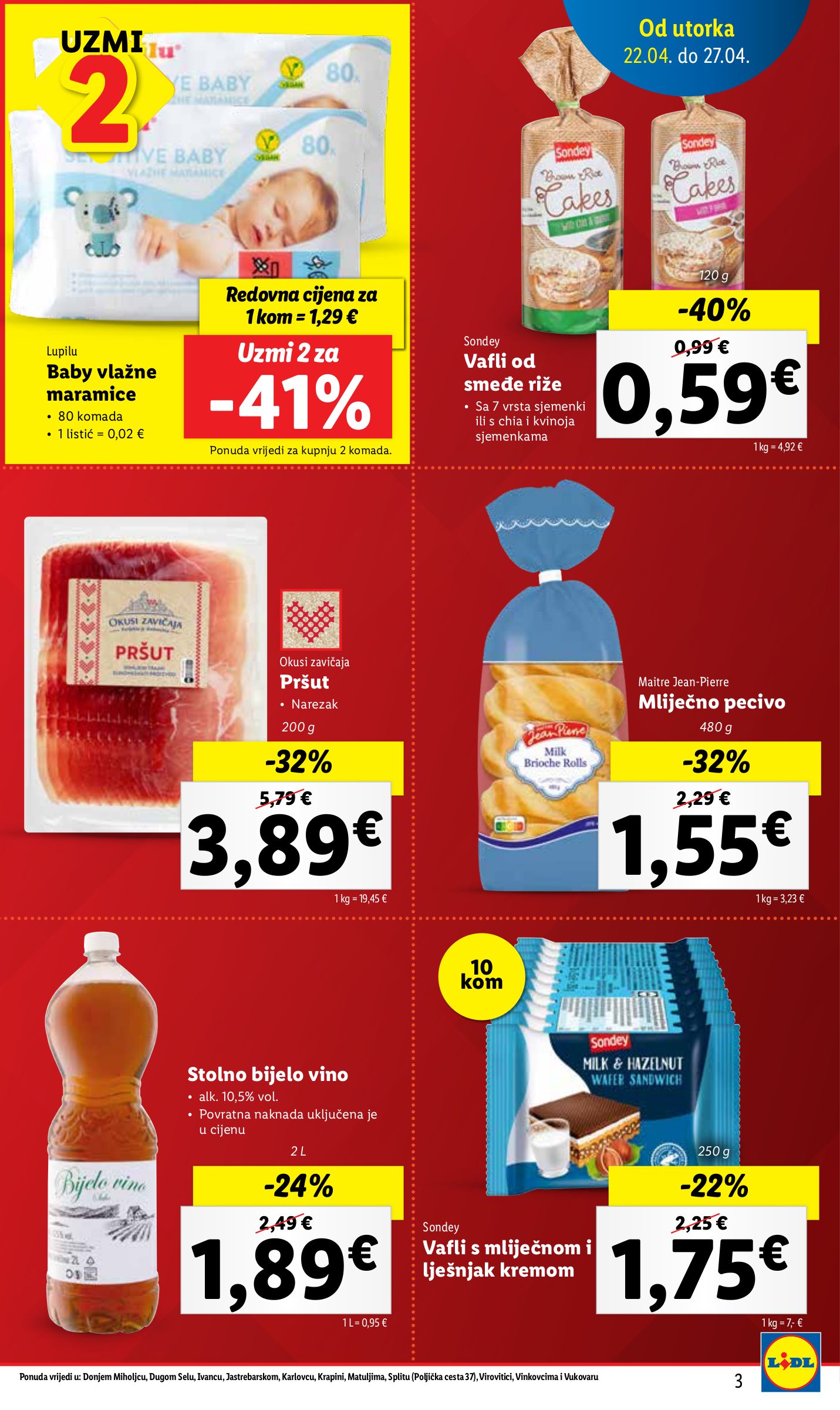 lidl - Lidl - Super ponuda katalog vrijedi od 22.04. do 27.04. - page: 3