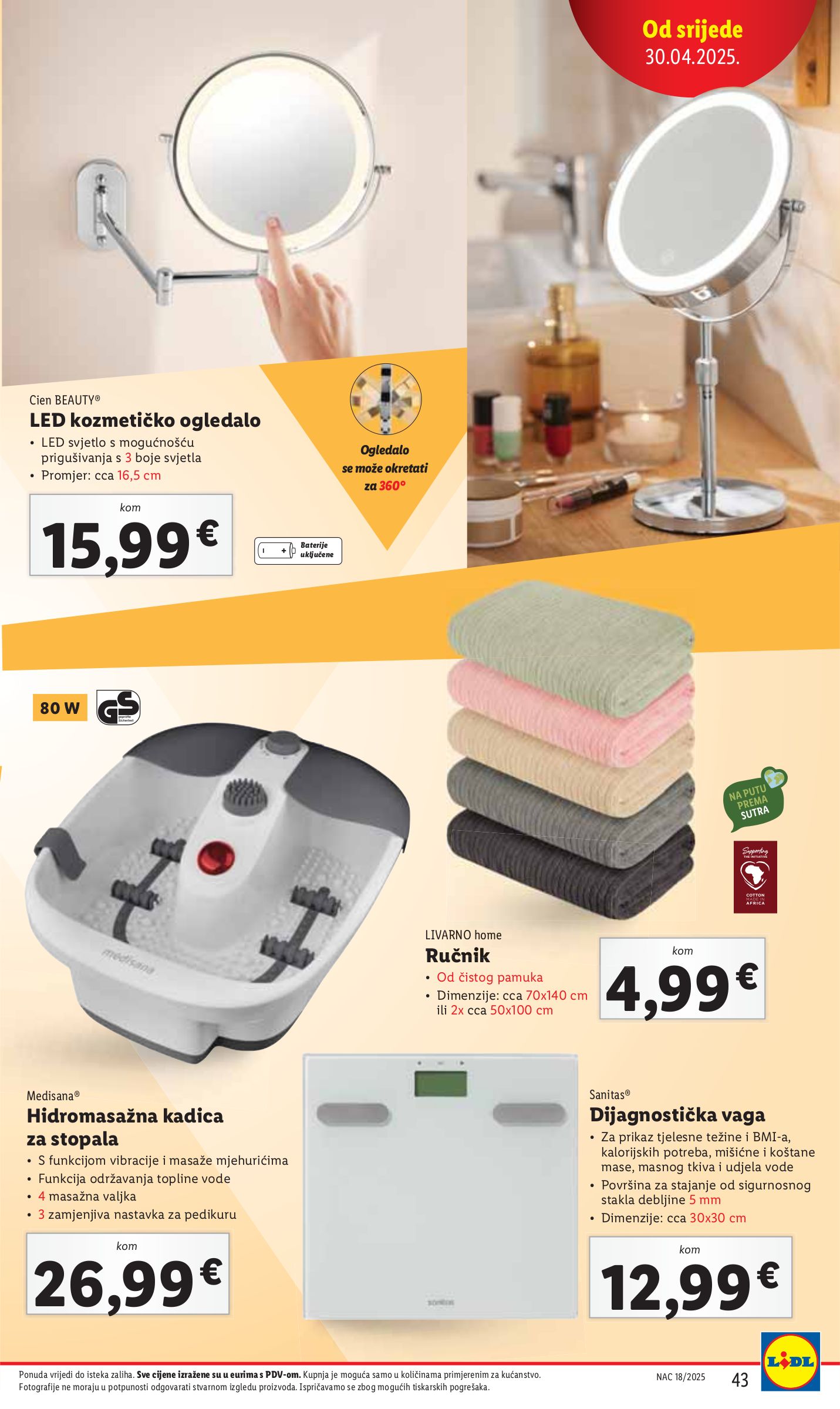 lidl - Lidl katalog vrijedi od 28.04. do 04.05. - page: 43 lidl - Lidl katalog vrijedi od 28.04. do 04.05. - page: 43
