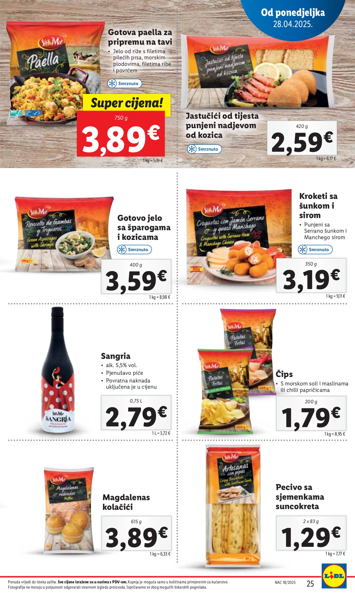 lidl - Lidl katalog vrijedi od 28.04. do 04.05. - page: 25 lidl - Lidl katalog vrijedi od 28.04. do 04.05. - page: 25