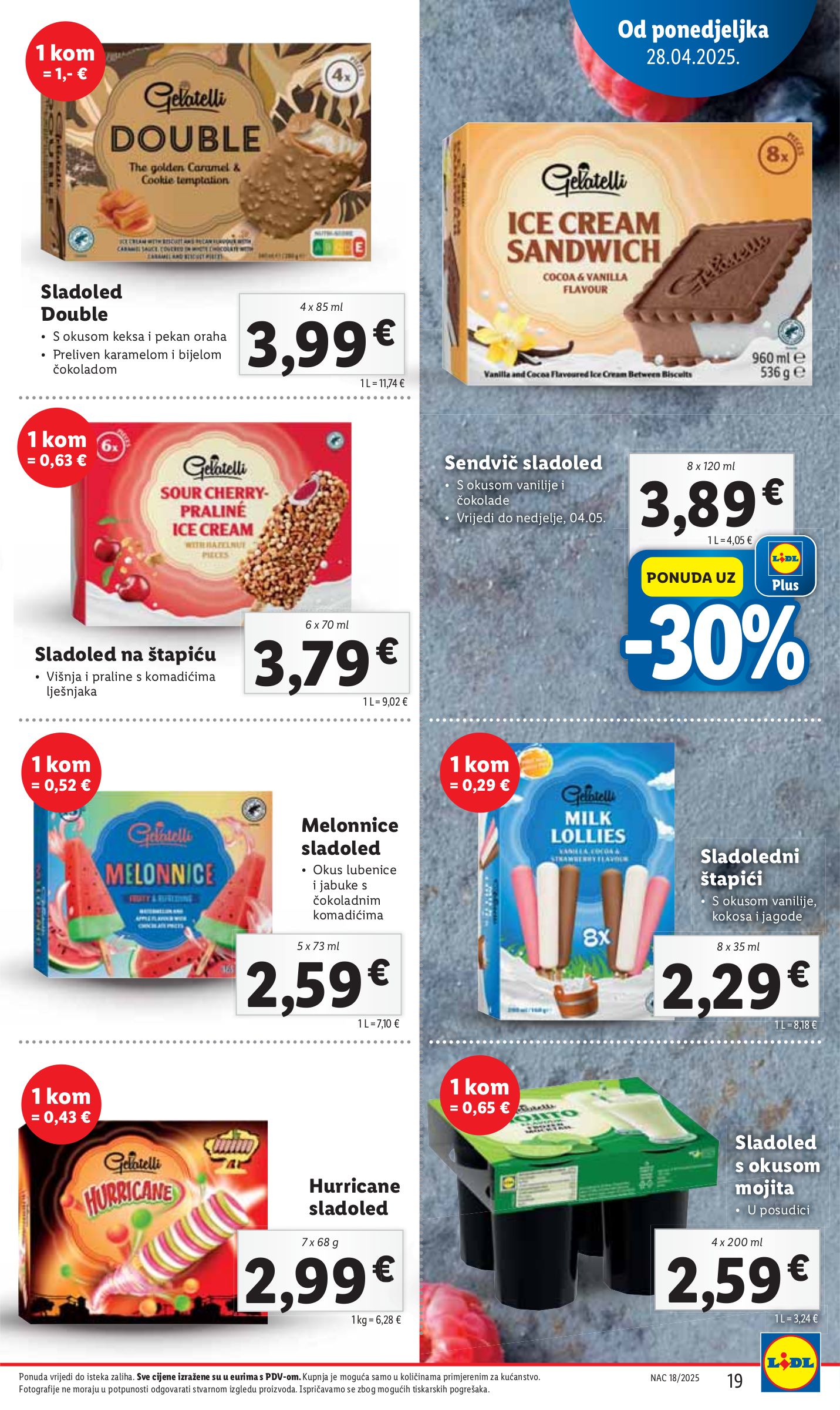 lidl - Lidl katalog vrijedi od 28.04. do 04.05. - page: 19 lidl - Lidl katalog vrijedi od 28.04. do 04.05. - page: 19