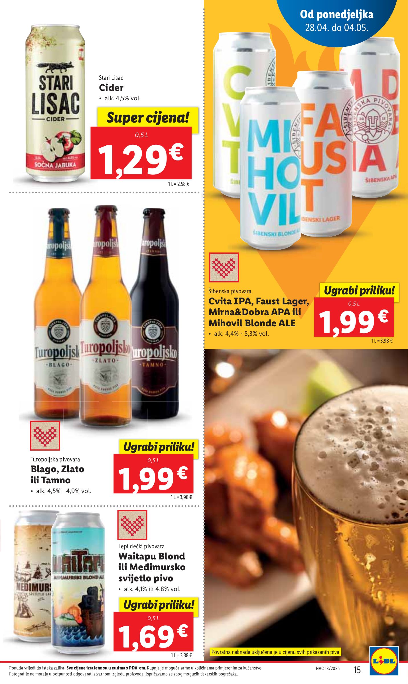 lidl - Lidl katalog vrijedi od 28.04. do 04.05. - page: 15 lidl - Lidl katalog vrijedi od 28.04. do 04.05. - page: 15