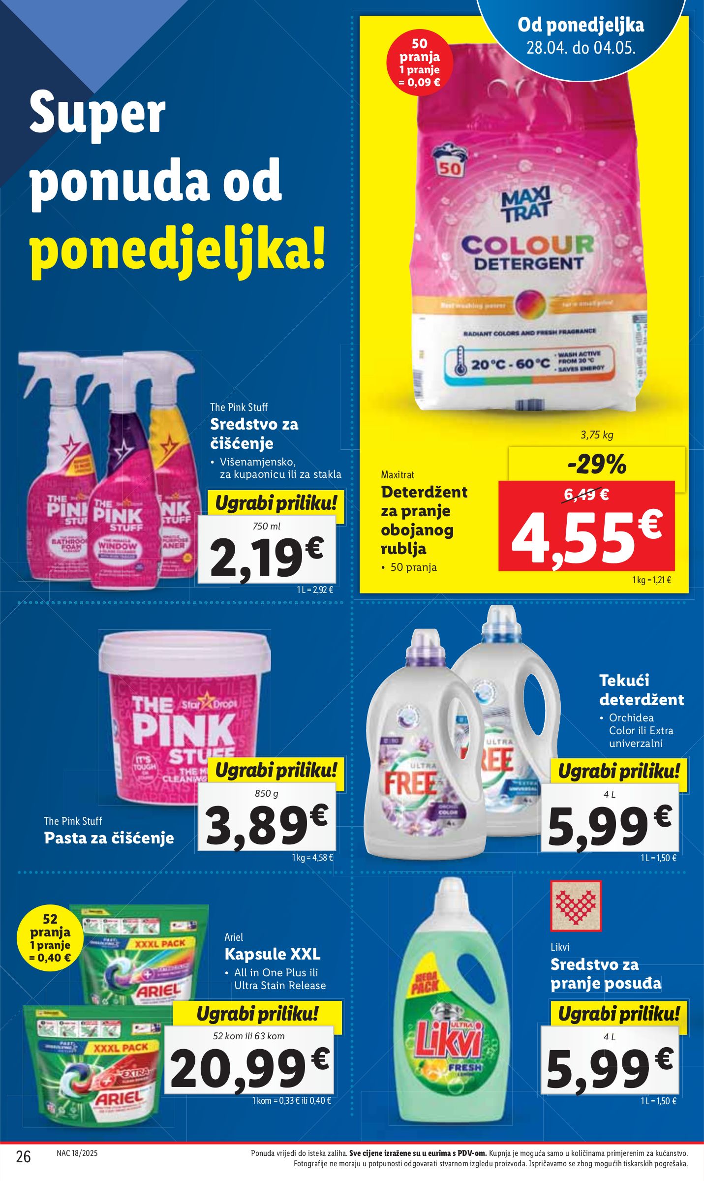 lidl - Lidl katalog vrijedi od 28.04. do 04.05. - page: 26 lidl - Lidl katalog vrijedi od 28.04. do 04.05. - page: 26