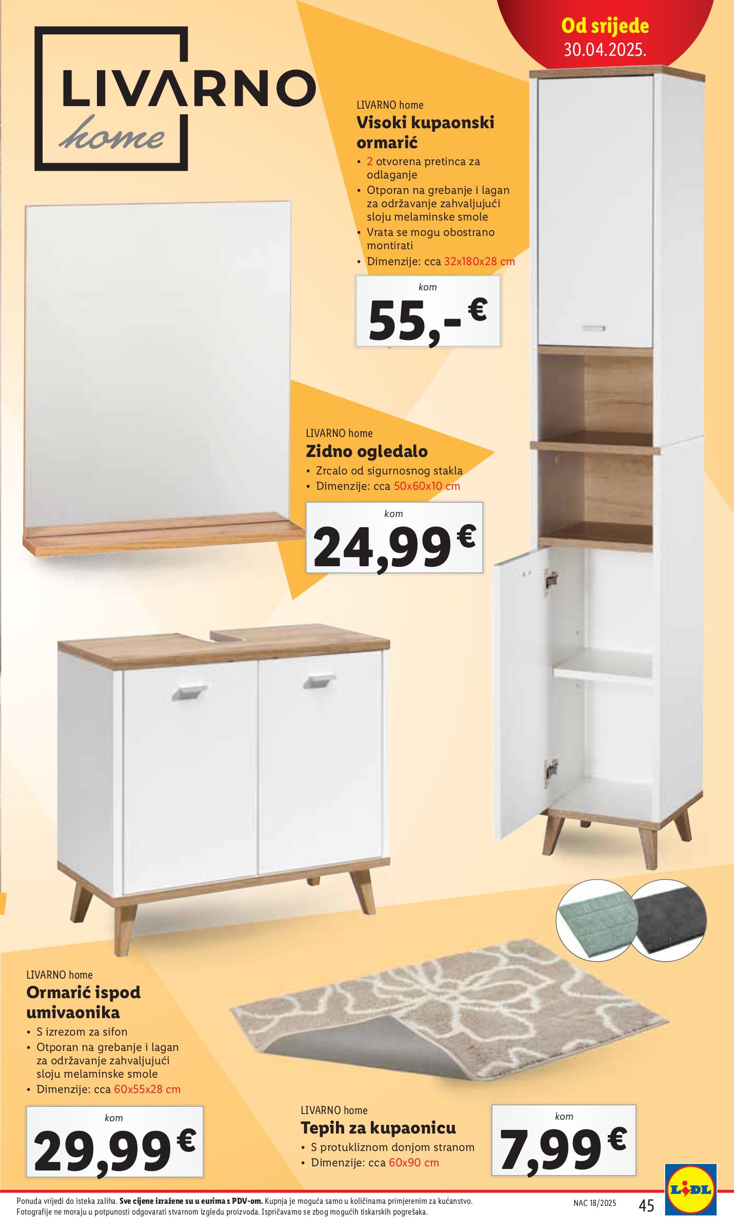 lidl - Lidl katalog vrijedi od 28.04. do 04.05. - page: 45 lidl - Lidl katalog vrijedi od 28.04. do 04.05. - page: 45