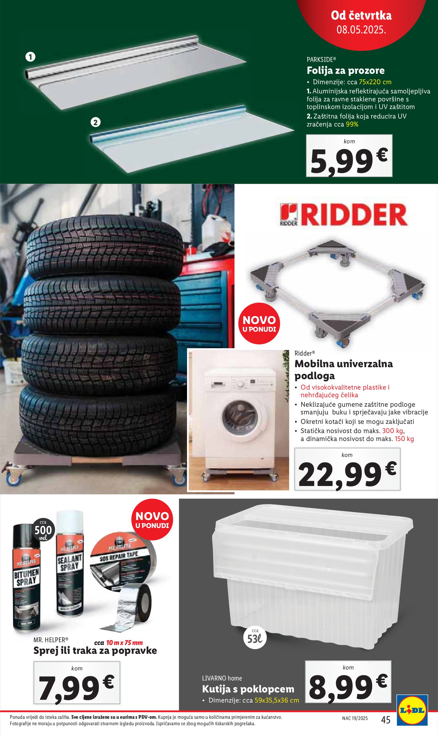 lidl - Lidl katalog vrijedi od 05.05. do 11.05. - page: 45 lidl - Lidl katalog vrijedi od 05.05. do 11.05. - page: 45