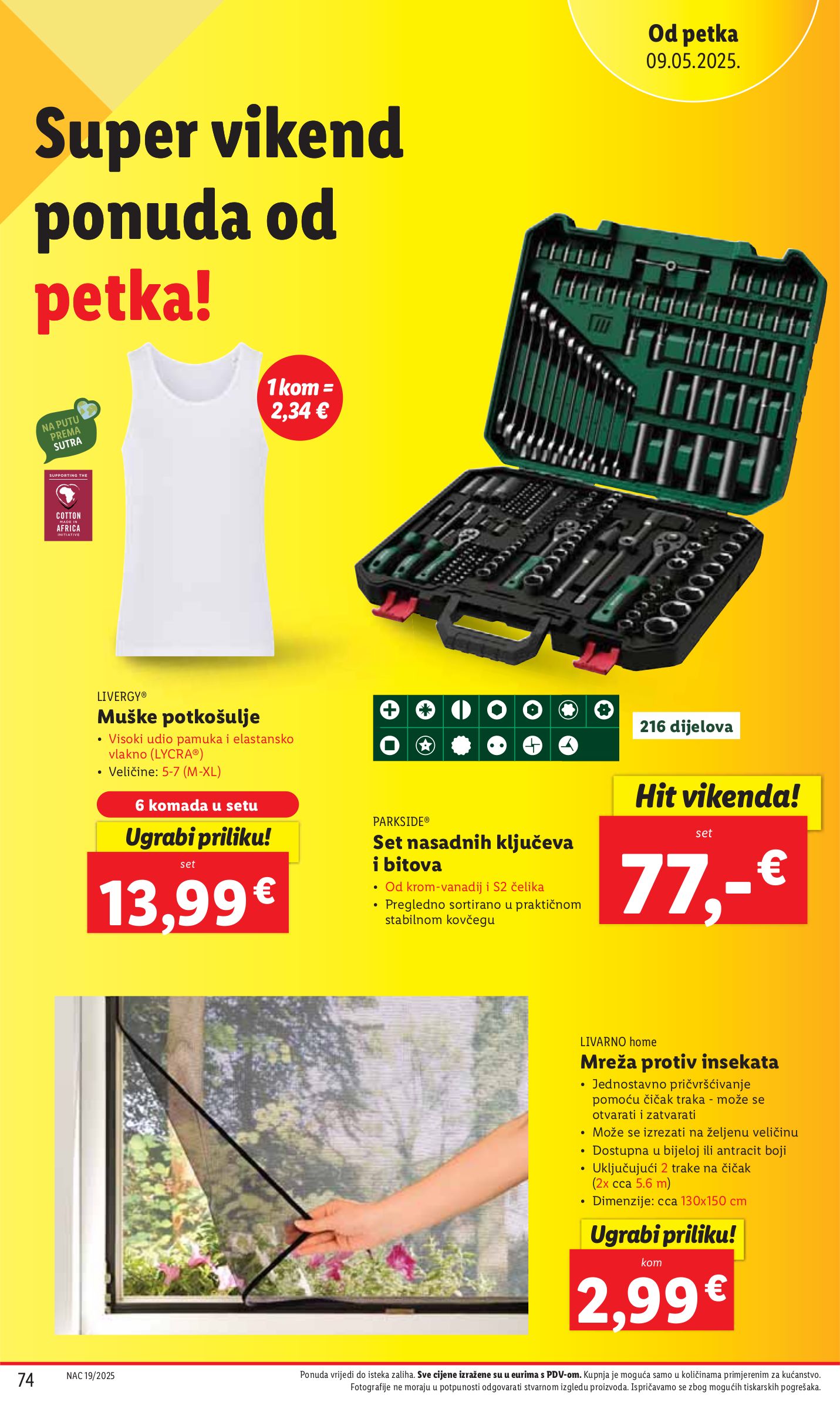 lidl - Lidl katalog vrijedi od 05.05. do 11.05. - page: 74 lidl - Lidl katalog vrijedi od 05.05. do 11.05. - page: 74