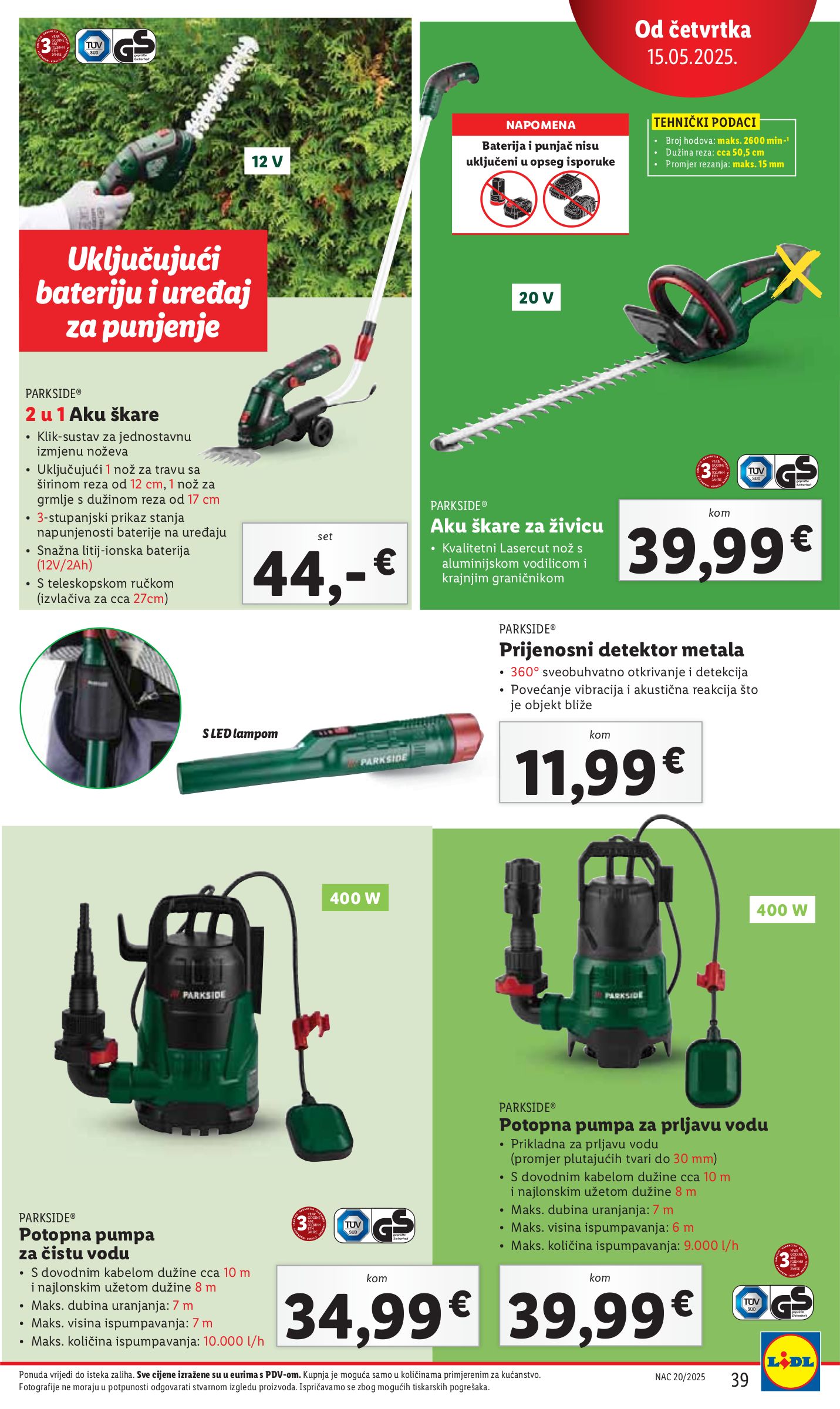 lidl - Prelistajte ovaj Lidl katalog, vrijedi od 12.05. do 18.05. - page: 39 lidl - Prelistajte ovaj Lidl katalog, vrijedi od 12.05. do 18.05. - page: 39