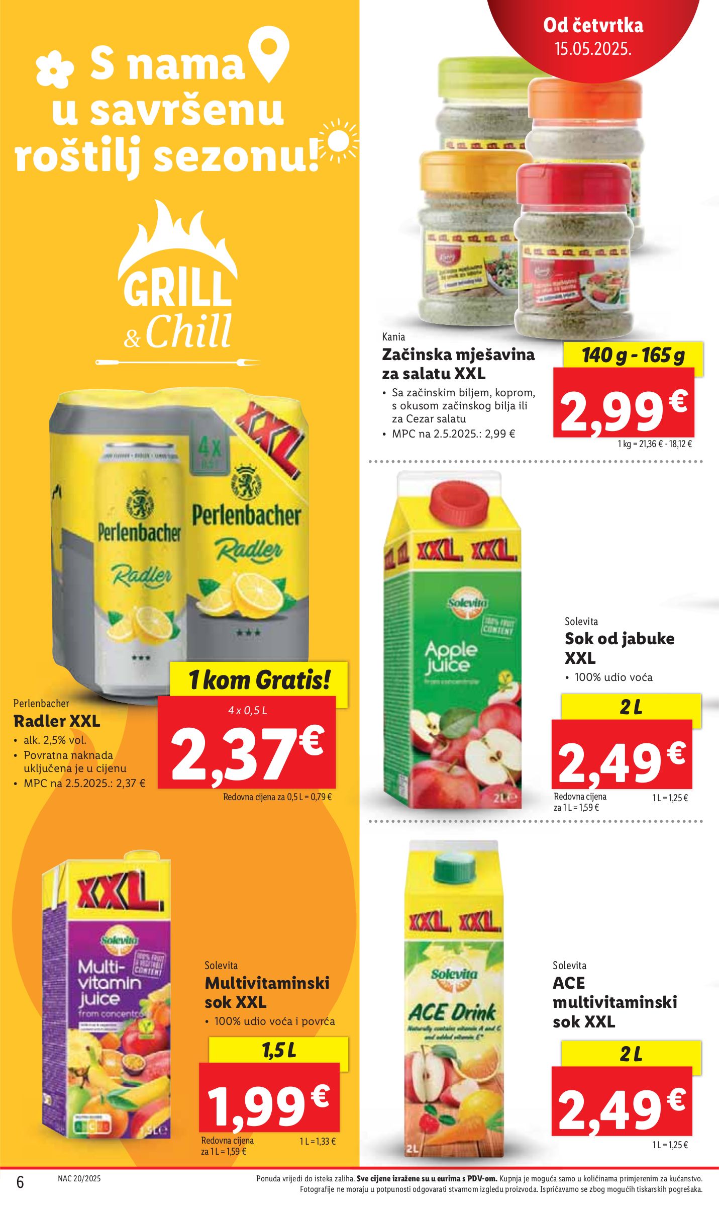 lidl - Prelistajte ovaj Lidl katalog, vrijedi od 15.05. do 18.05. - page: 6 lidl - Prelistajte ovaj Lidl katalog, vrijedi od 15.05. do 18.05. - page: 6