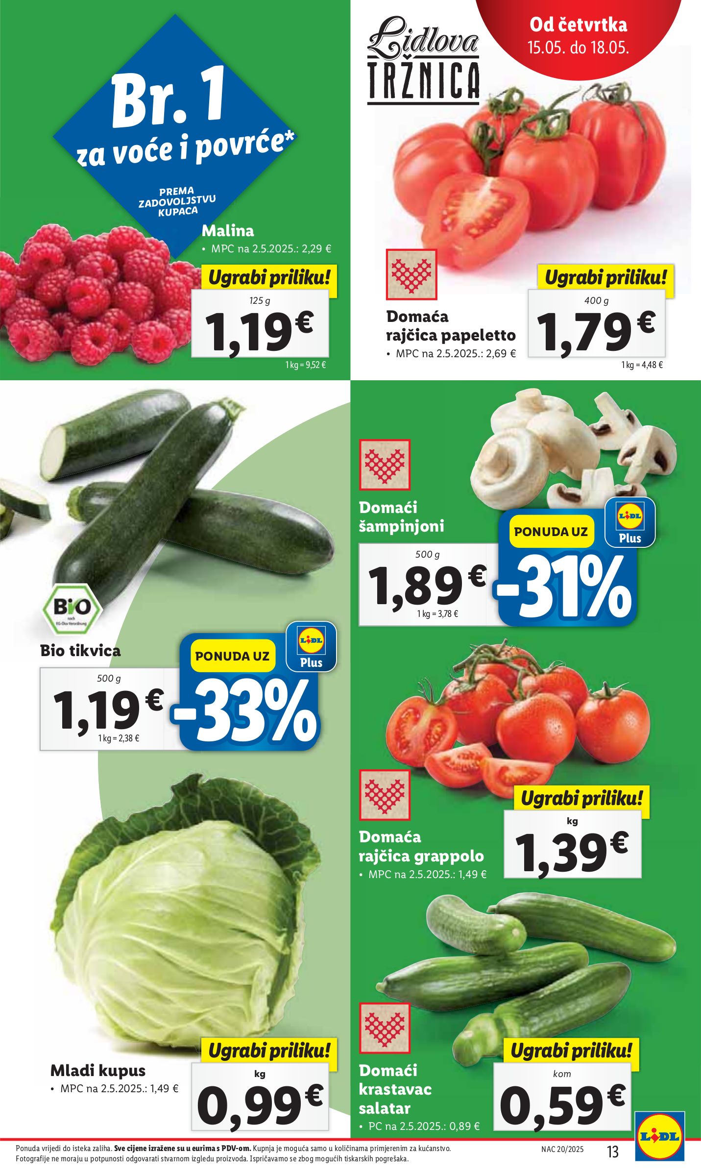 lidl - Prelistajte ovaj Lidl katalog, vrijedi od 15.05. do 18.05. - page: 13 lidl - Prelistajte ovaj Lidl katalog, vrijedi od 15.05. do 18.05. - page: 13