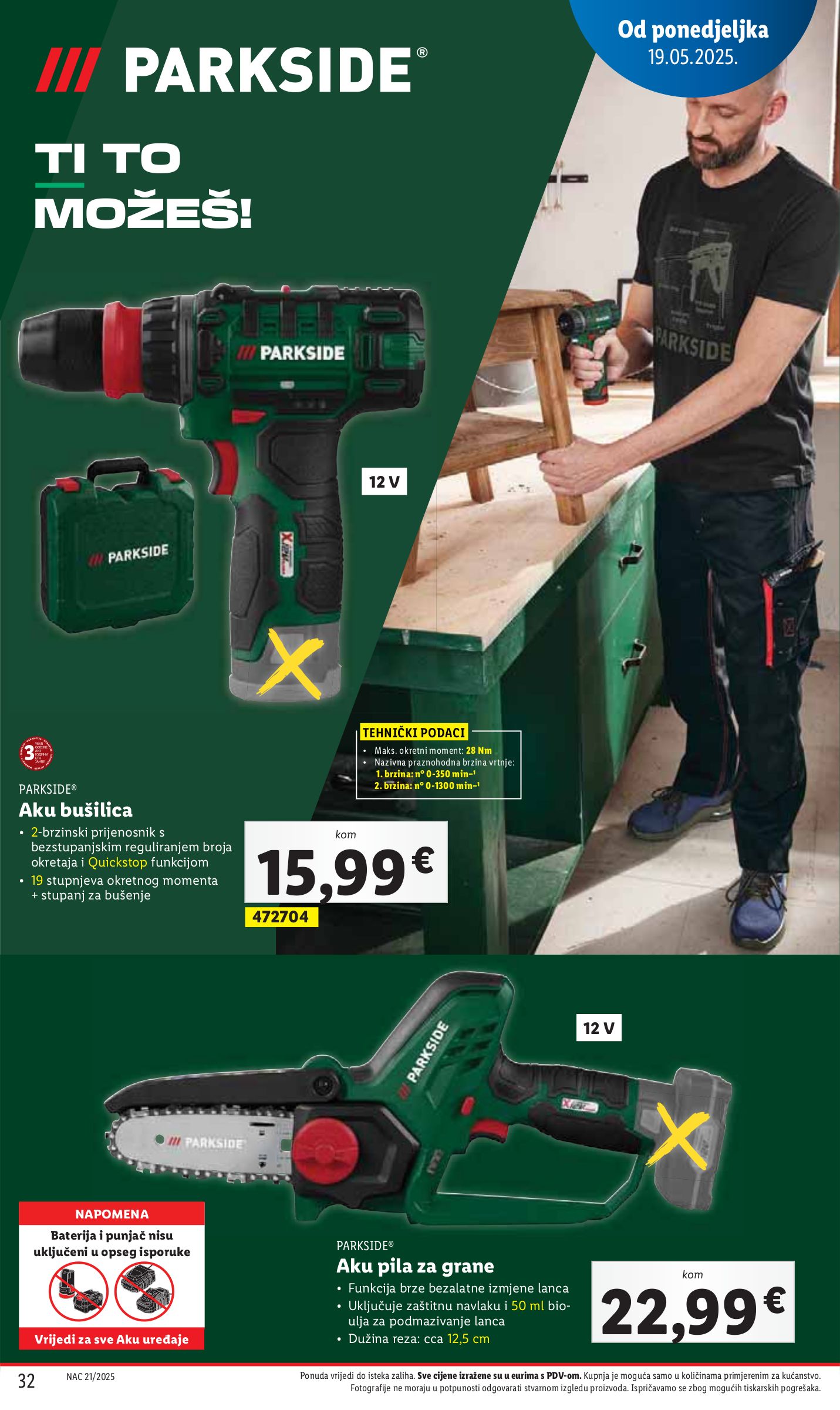 lidl - Prelistajte ovaj Lidl katalog, vrijedi od 19.05. do 25.05. - page: 32 lidl - Prelistajte ovaj Lidl katalog, vrijedi od 19.05. do 25.05. - page: 32