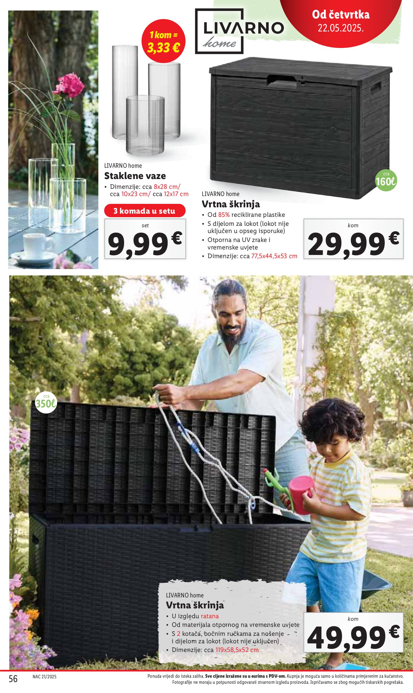 lidl - Prelistajte ovaj Lidl katalog, vrijedi od 19.05. do 25.05. - page: 56 lidl - Prelistajte ovaj Lidl katalog, vrijedi od 19.05. do 25.05. - page: 56
