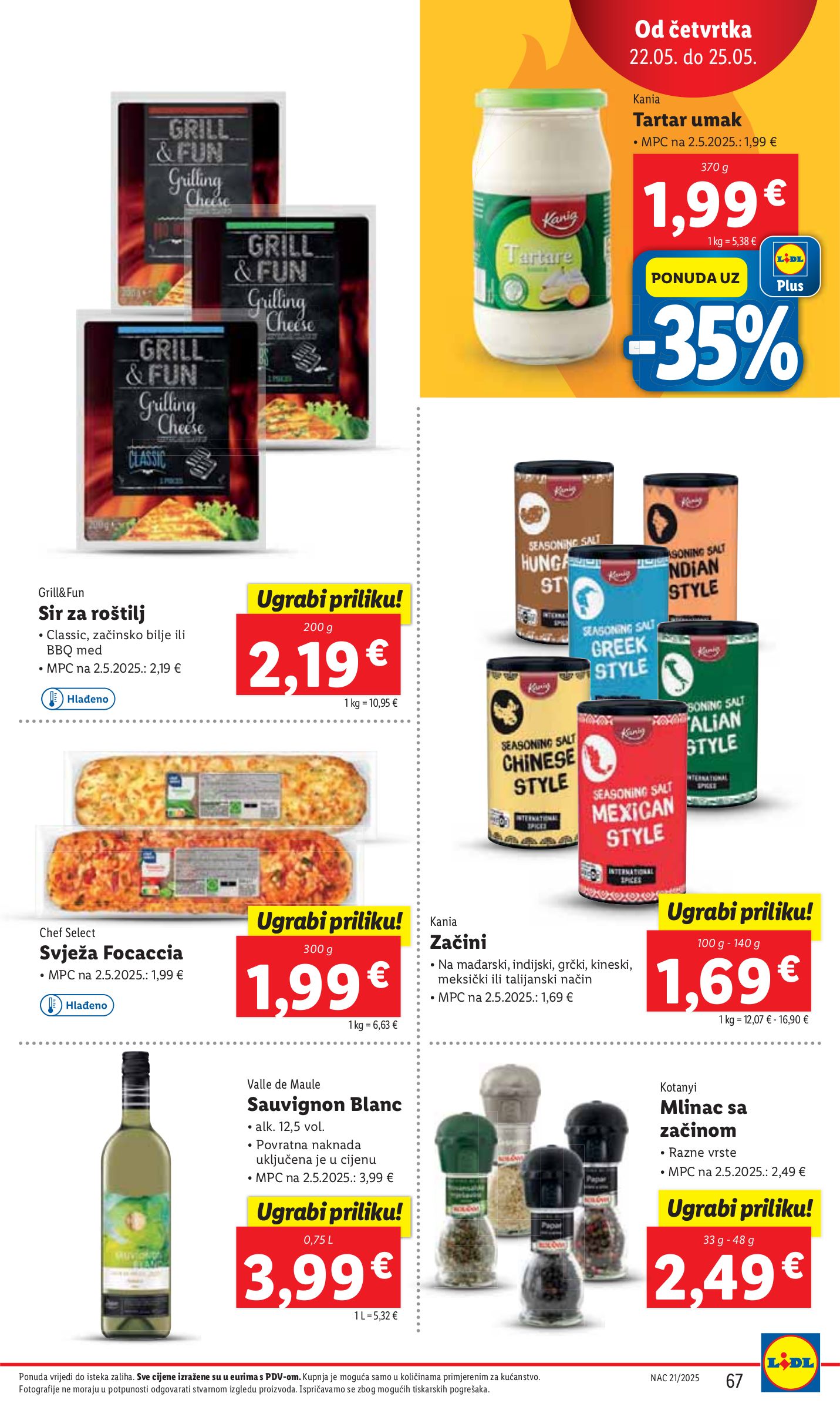 lidl - Prelistajte ovaj Lidl katalog, vrijedi od 19.05. do 25.05. - page: 67 lidl - Prelistajte ovaj Lidl katalog, vrijedi od 19.05. do 25.05. - page: 67