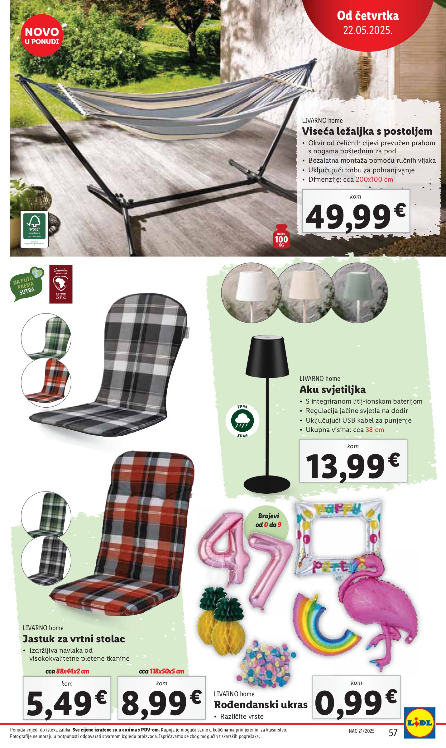 lidl - Prelistajte ovaj Lidl katalog, vrijedi od 19.05. do 25.05. - page: 57 lidl - Prelistajte ovaj Lidl katalog, vrijedi od 19.05. do 25.05. - page: 57