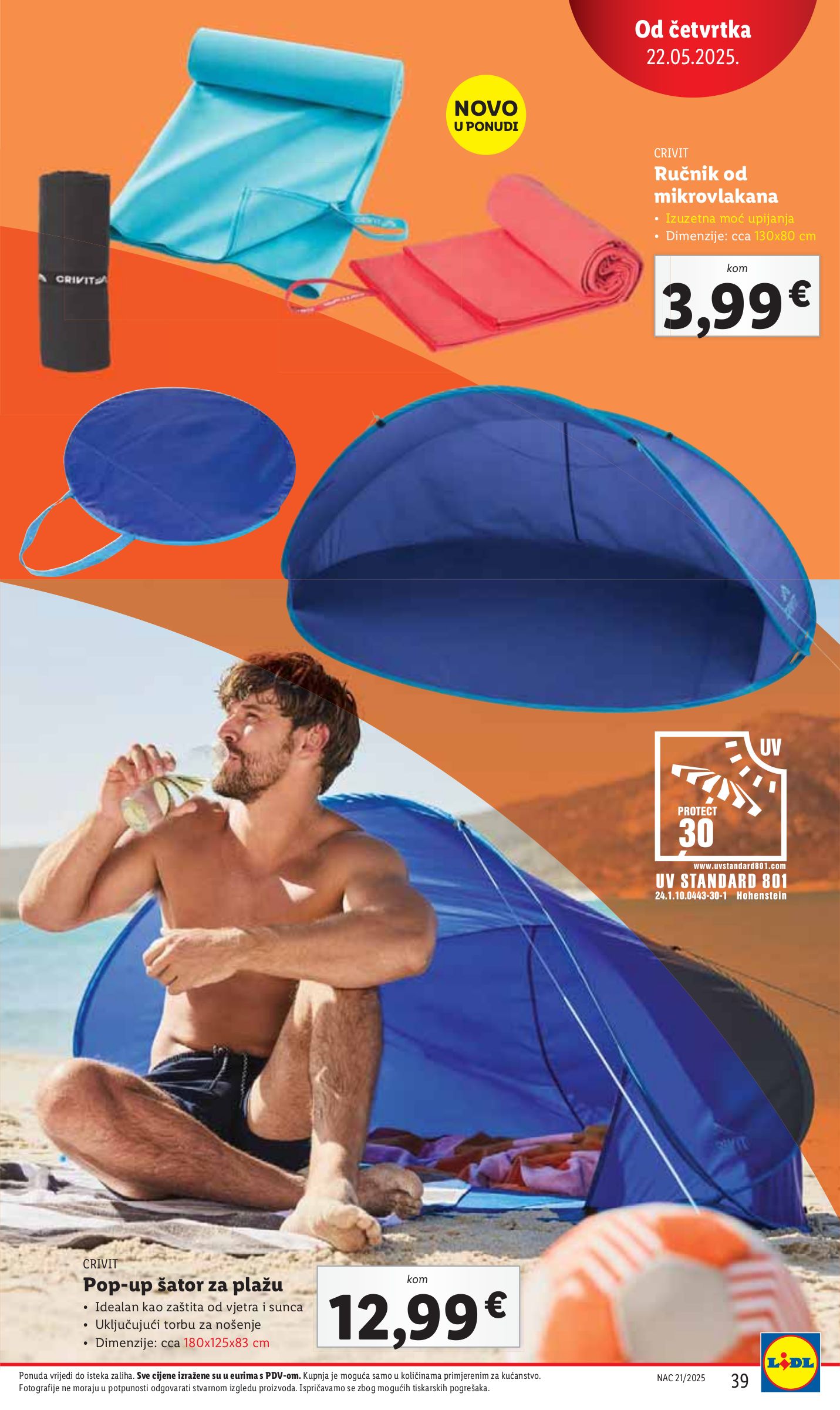 lidl - Prelistajte ovaj Lidl katalog, vrijedi od 19.05. do 25.05. - page: 39 lidl - Prelistajte ovaj Lidl katalog, vrijedi od 19.05. do 25.05. - page: 39