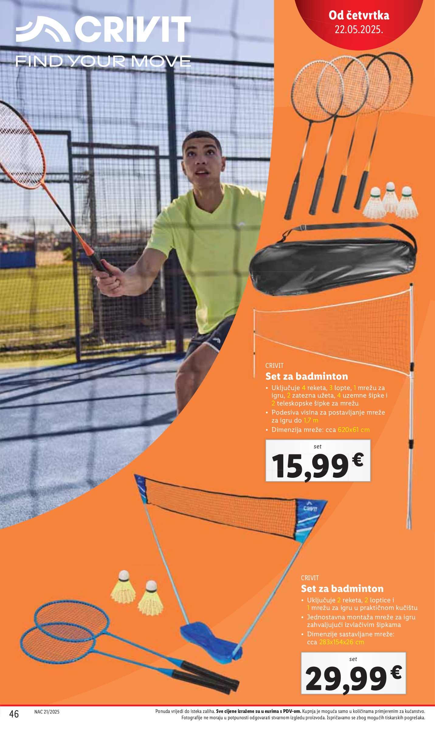 lidl - Prelistajte ovaj Lidl katalog, vrijedi od 19.05. do 25.05. - page: 46 lidl - Prelistajte ovaj Lidl katalog, vrijedi od 19.05. do 25.05. - page: 46
