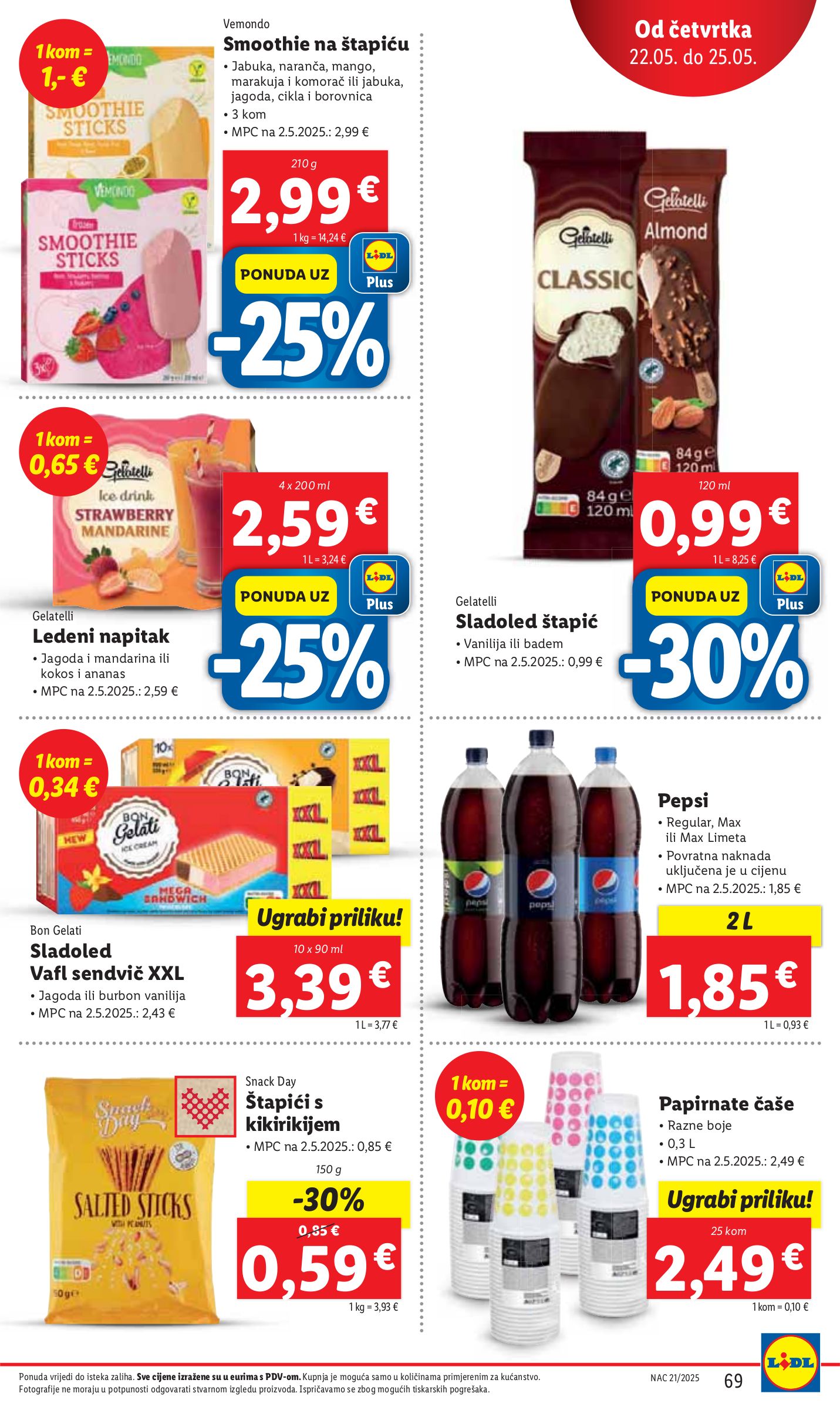 lidl - Prelistajte ovaj Lidl katalog, vrijedi od 19.05. do 25.05. - page: 69 lidl - Prelistajte ovaj Lidl katalog, vrijedi od 19.05. do 25.05. - page: 69