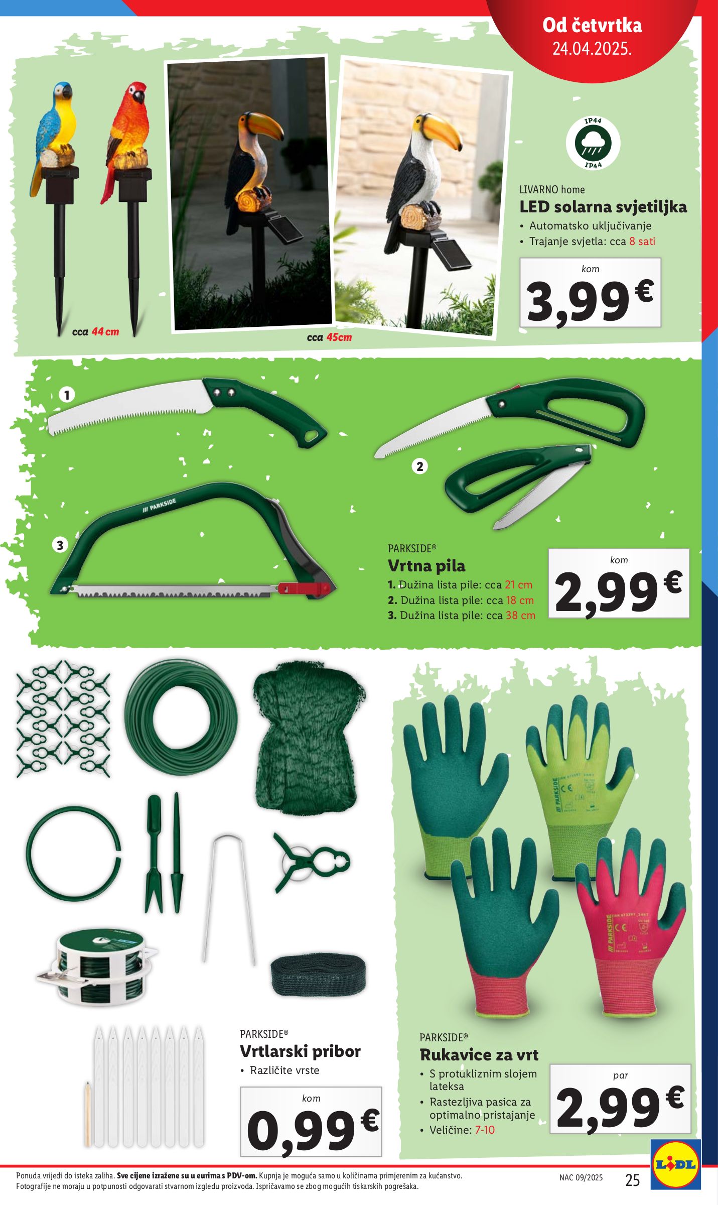 lidl - Prelistajte ovaj Lidl - Sve boje proljeća u vašem vrtu katalog, vrijedi od 27.02. do 16.05. - page: 25 lidl - Prelistajte ovaj Lidl - Sve boje proljeća u vašem vrtu katalog, vrijedi od 27.02. do 16.05. - page: 25