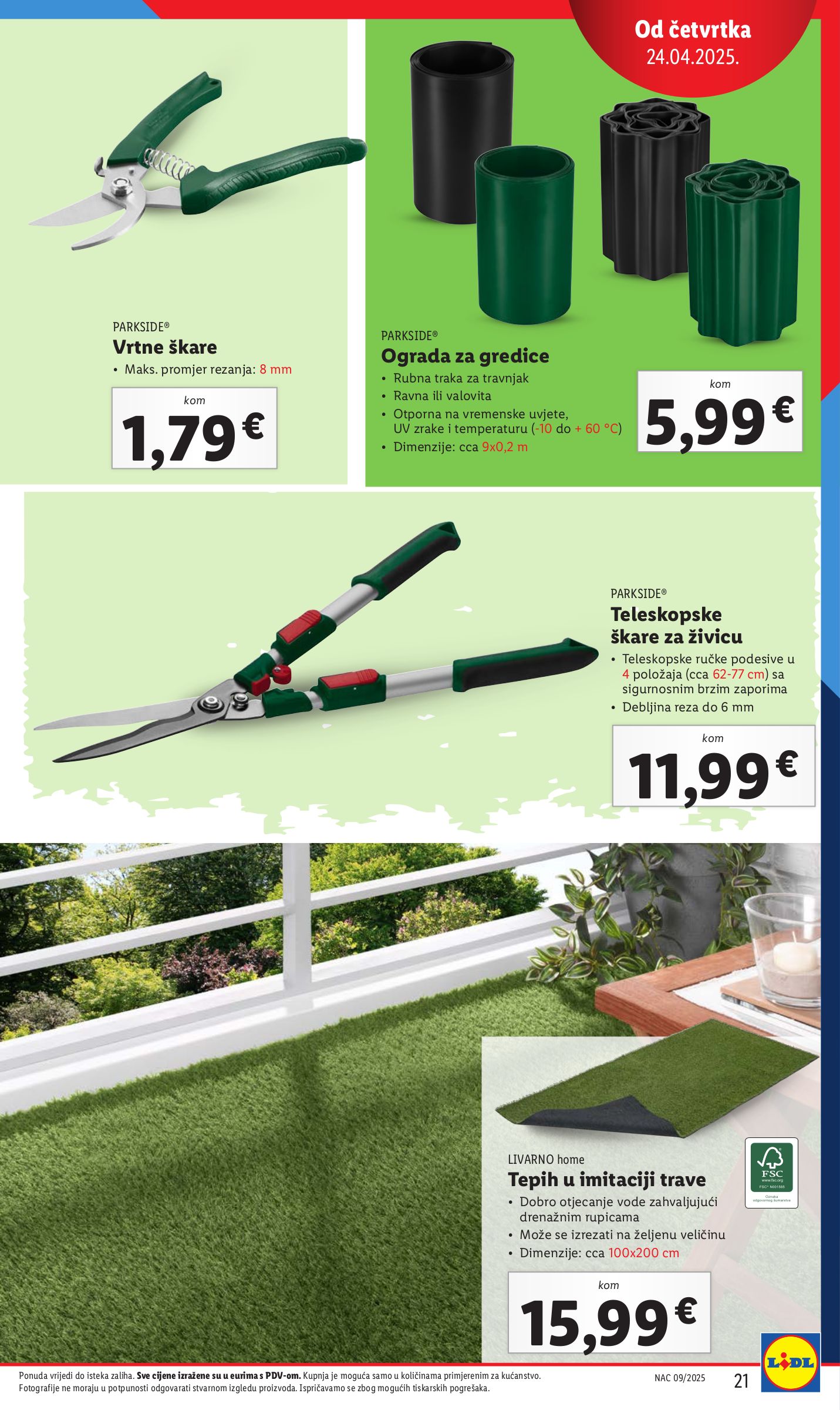 lidl - Prelistajte ovaj Lidl - Sve boje proljeća u vašem vrtu katalog, vrijedi od 27.02. do 16.05. - page: 21 lidl - Prelistajte ovaj Lidl - Sve boje proljeća u vašem vrtu katalog, vrijedi od 27.02. do 16.05. - page: 21
