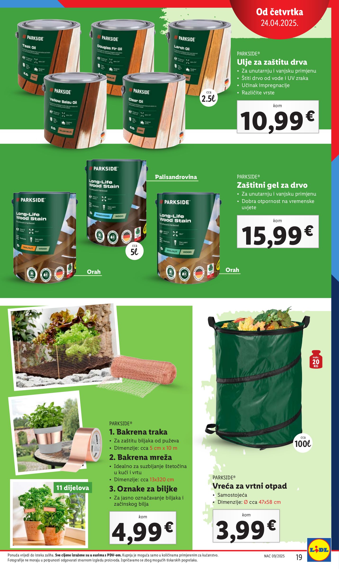 lidl - Prelistajte ovaj Lidl - Sve boje proljeća u vašem vrtu katalog, vrijedi od 27.02. do 16.05. - page: 19 lidl - Prelistajte ovaj Lidl - Sve boje proljeća u vašem vrtu katalog, vrijedi od 27.02. do 16.05. - page: 19