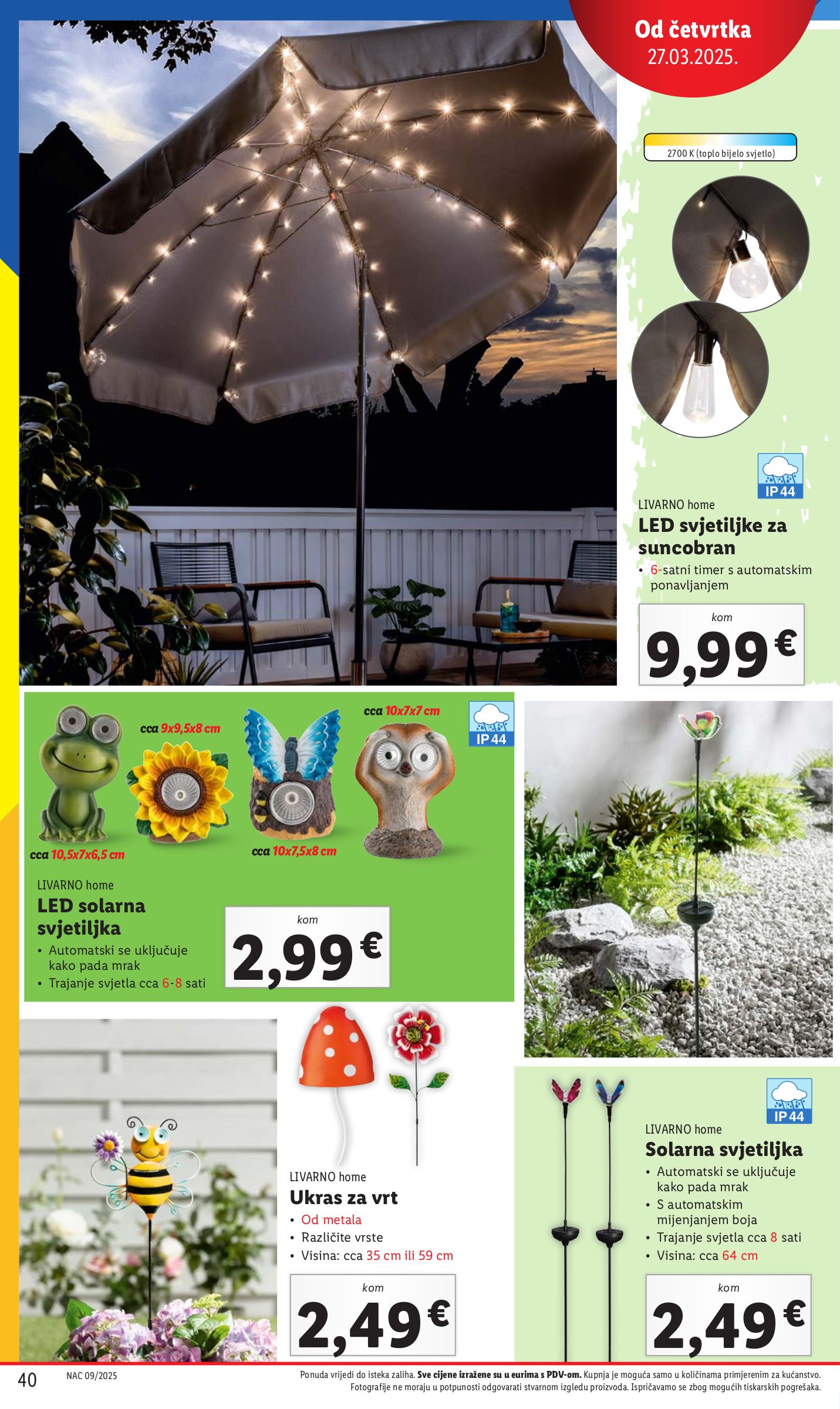 lidl - Prelistajte ovaj Lidl - Sve boje proljeća u vašem vrtu katalog, vrijedi od 27.02. do 16.05. - page: 40 lidl - Prelistajte ovaj Lidl - Sve boje proljeća u vašem vrtu katalog, vrijedi od 27.02. do 16.05. - page: 40