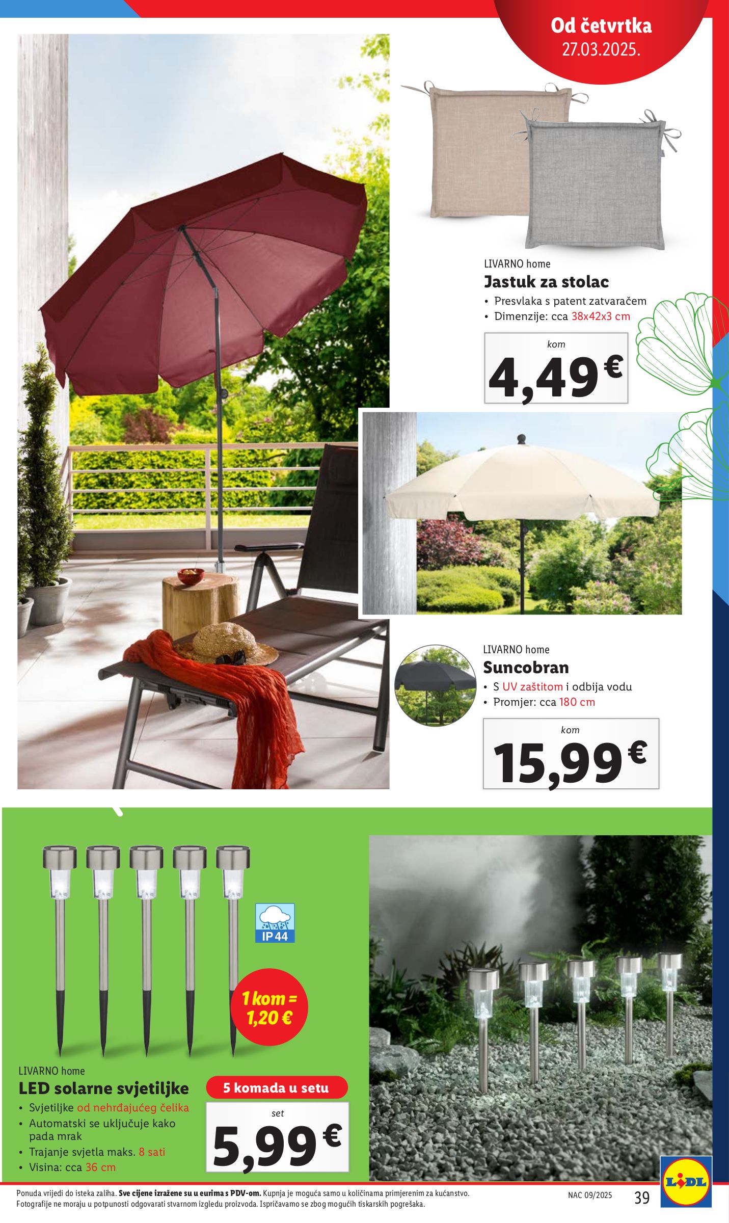 lidl - Prelistajte ovaj Lidl - Sve boje proljeća u vašem vrtu katalog, vrijedi od 27.02. do 16.05. - page: 39 lidl - Prelistajte ovaj Lidl - Sve boje proljeća u vašem vrtu katalog, vrijedi od 27.02. do 16.05. - page: 39