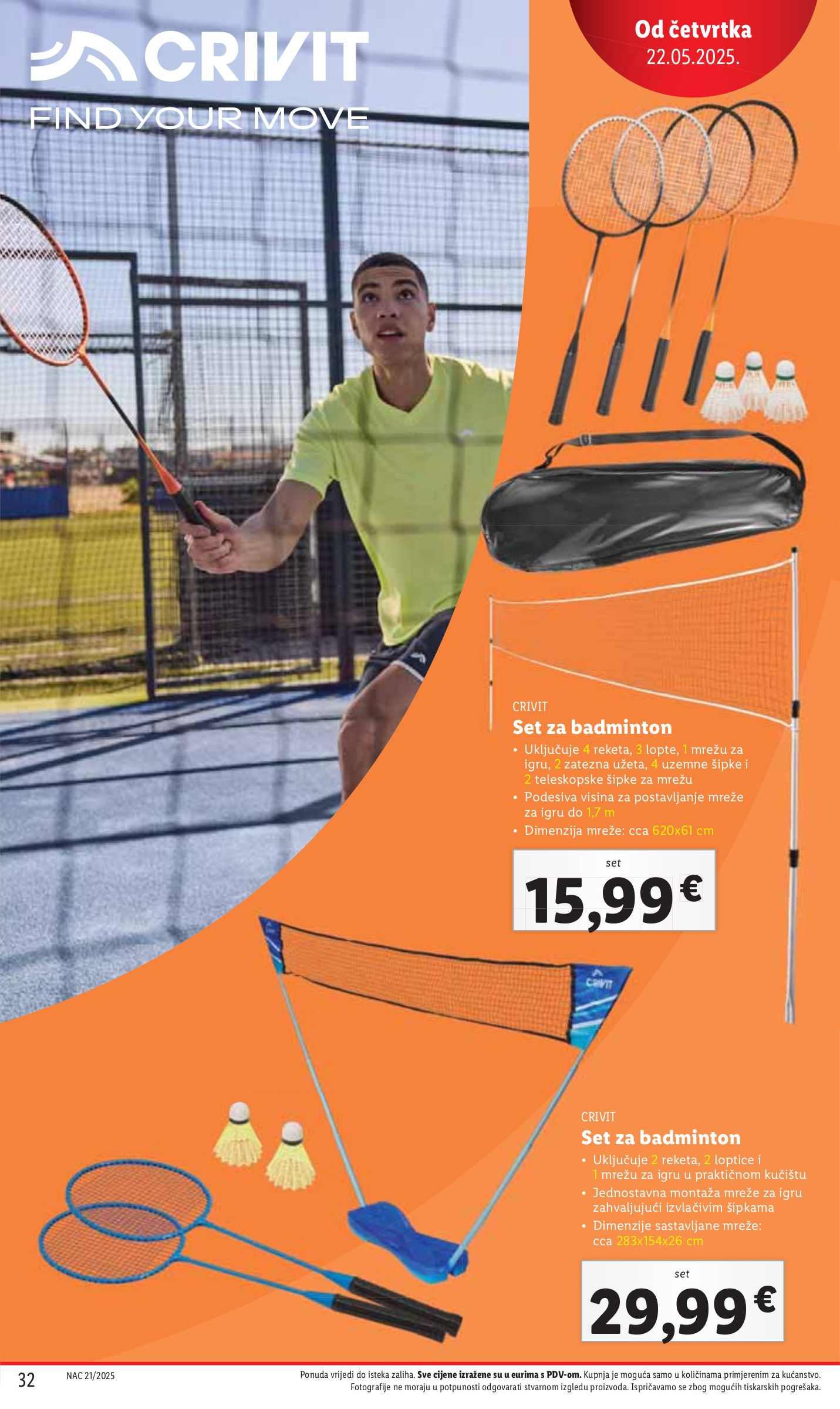 lidl - Prelistajte ovaj Lidl katalog, vrijedi od 22.05. do 25.05. - page: 32 lidl - Prelistajte ovaj Lidl katalog, vrijedi od 22.05. do 25.05. - page: 32