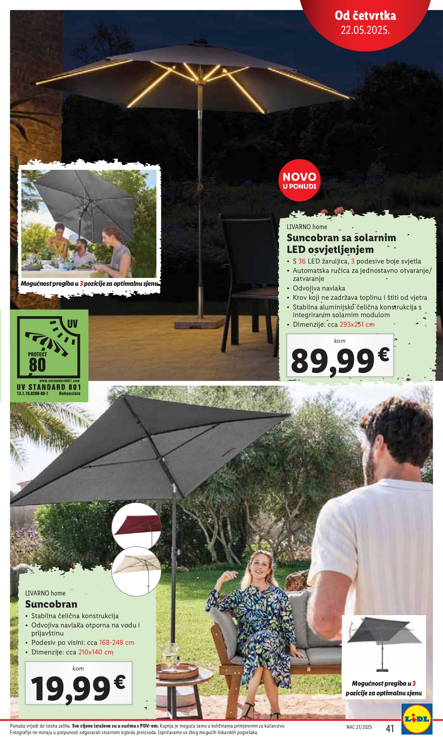 lidl - Prelistajte ovaj Lidl katalog, vrijedi od 22.05. do 25.05. - page: 41 lidl - Prelistajte ovaj Lidl katalog, vrijedi od 22.05. do 25.05. - page: 41
