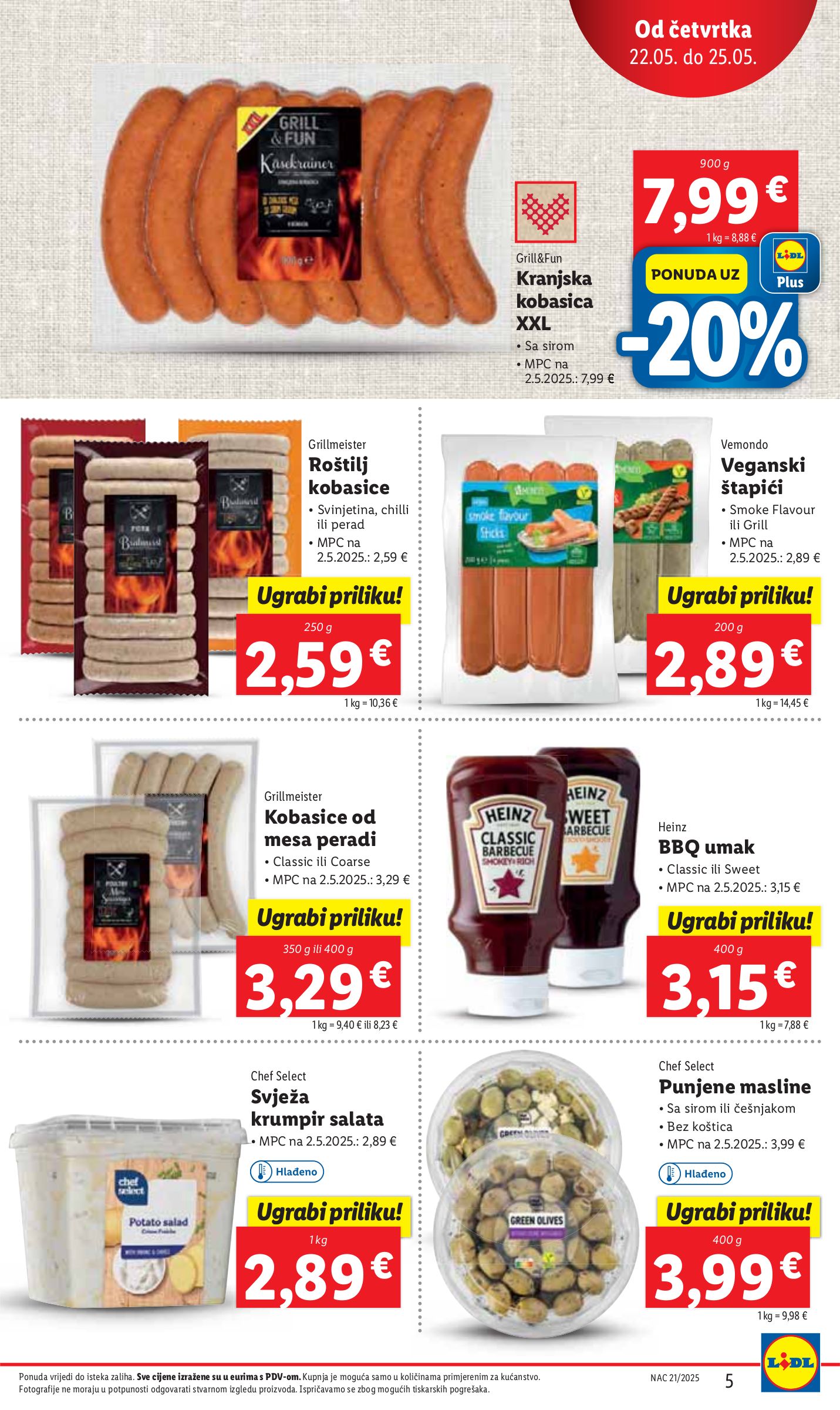 lidl - Prelistajte ovaj Lidl katalog, vrijedi od 22.05. do 25.05. - page: 5 lidl - Prelistajte ovaj Lidl katalog, vrijedi od 22.05. do 25.05. - page: 5