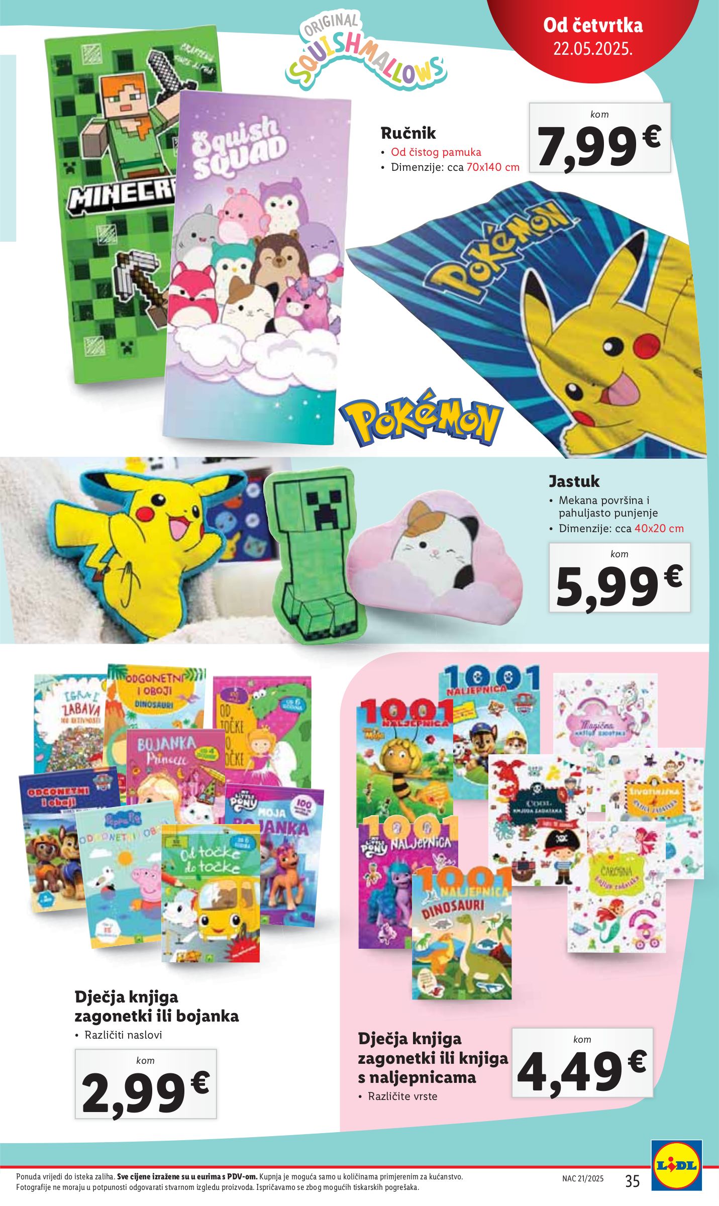 lidl - Prelistajte ovaj Lidl katalog, vrijedi od 22.05. do 25.05. - page: 35 lidl - Prelistajte ovaj Lidl katalog, vrijedi od 22.05. do 25.05. - page: 35