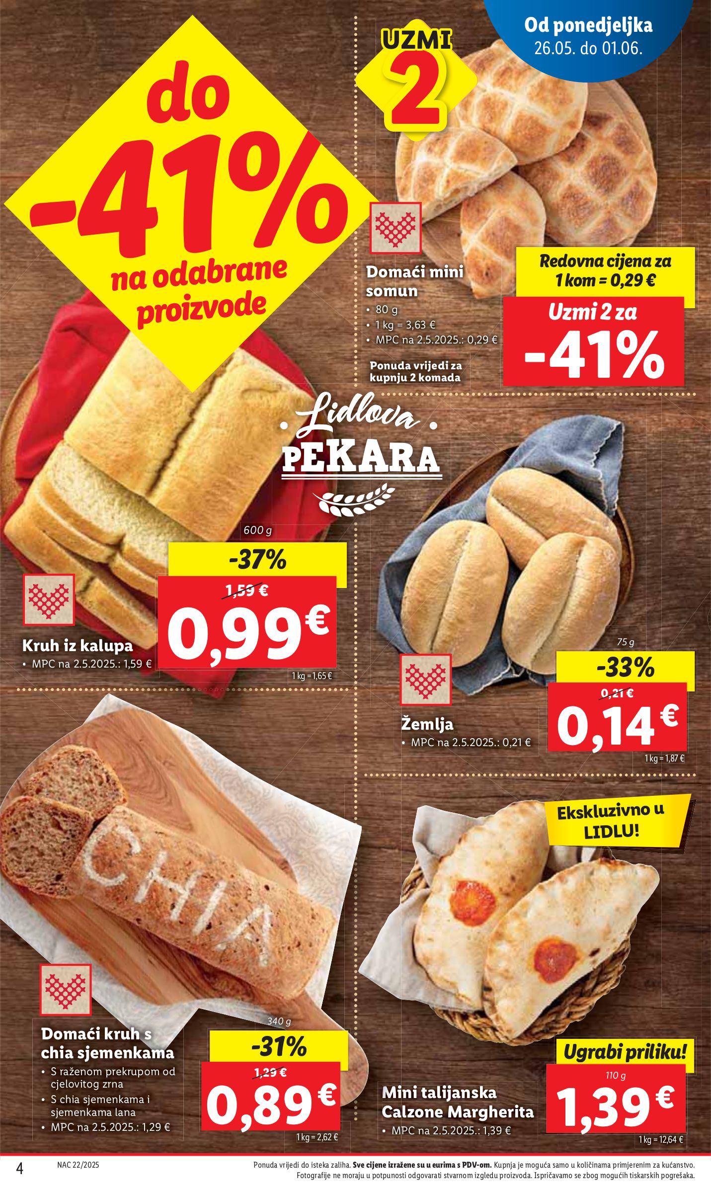 lidl - Prelistajte ovaj Lidl katalog, vrijedi od 26.05. do 01.06. - page: 4 lidl - Prelistajte ovaj Lidl katalog, vrijedi od 26.05. do 01.06. - page: 4