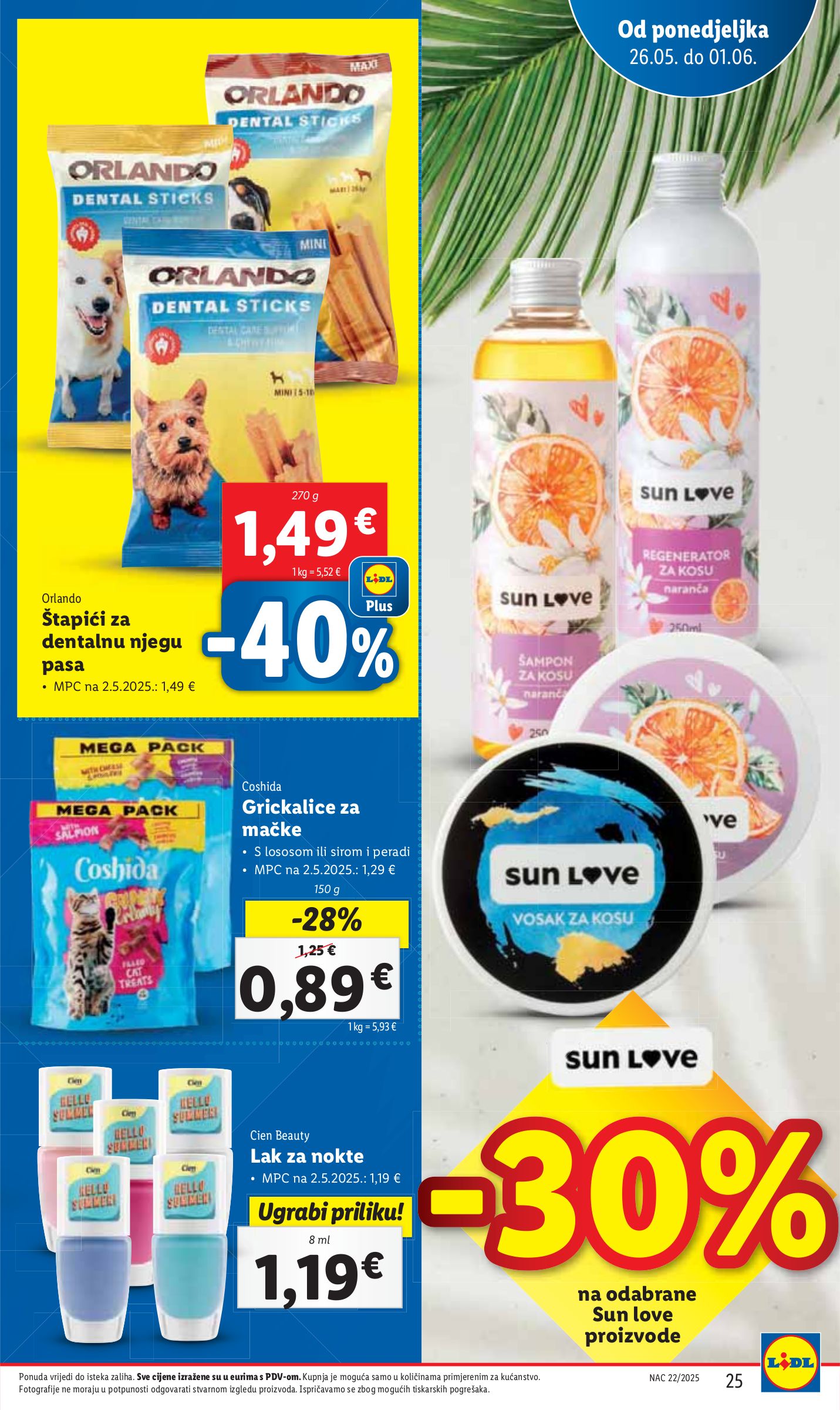 lidl - Prelistajte ovaj Lidl katalog, vrijedi od 26.05. do 01.06. - page: 25 lidl - Prelistajte ovaj Lidl katalog, vrijedi od 26.05. do 01.06. - page: 25