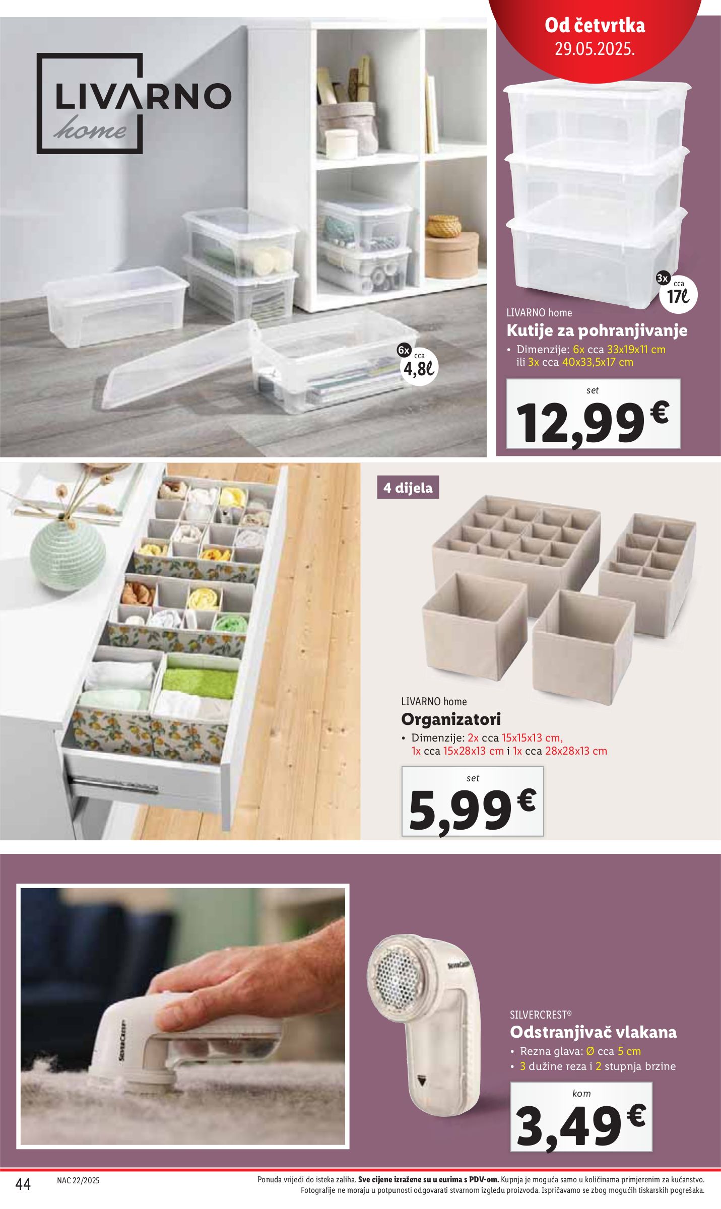 lidl - Prelistajte ovaj Lidl katalog, vrijedi od 26.05. do 01.06. - page: 44 lidl - Prelistajte ovaj Lidl katalog, vrijedi od 26.05. do 01.06. - page: 44