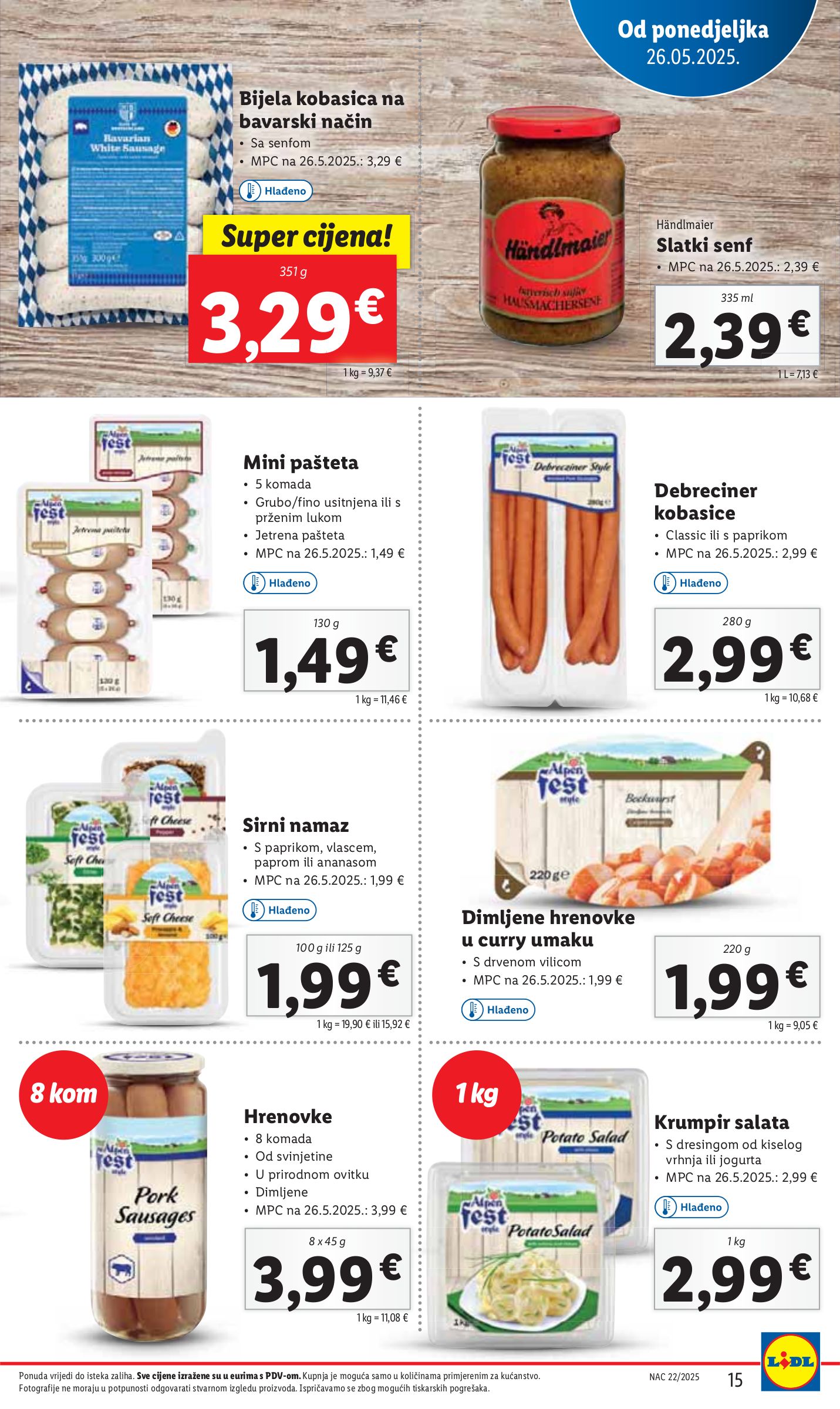 lidl - Prelistajte ovaj Lidl katalog, vrijedi od 26.05. do 01.06. - page: 15 lidl - Prelistajte ovaj Lidl katalog, vrijedi od 26.05. do 01.06. - page: 15