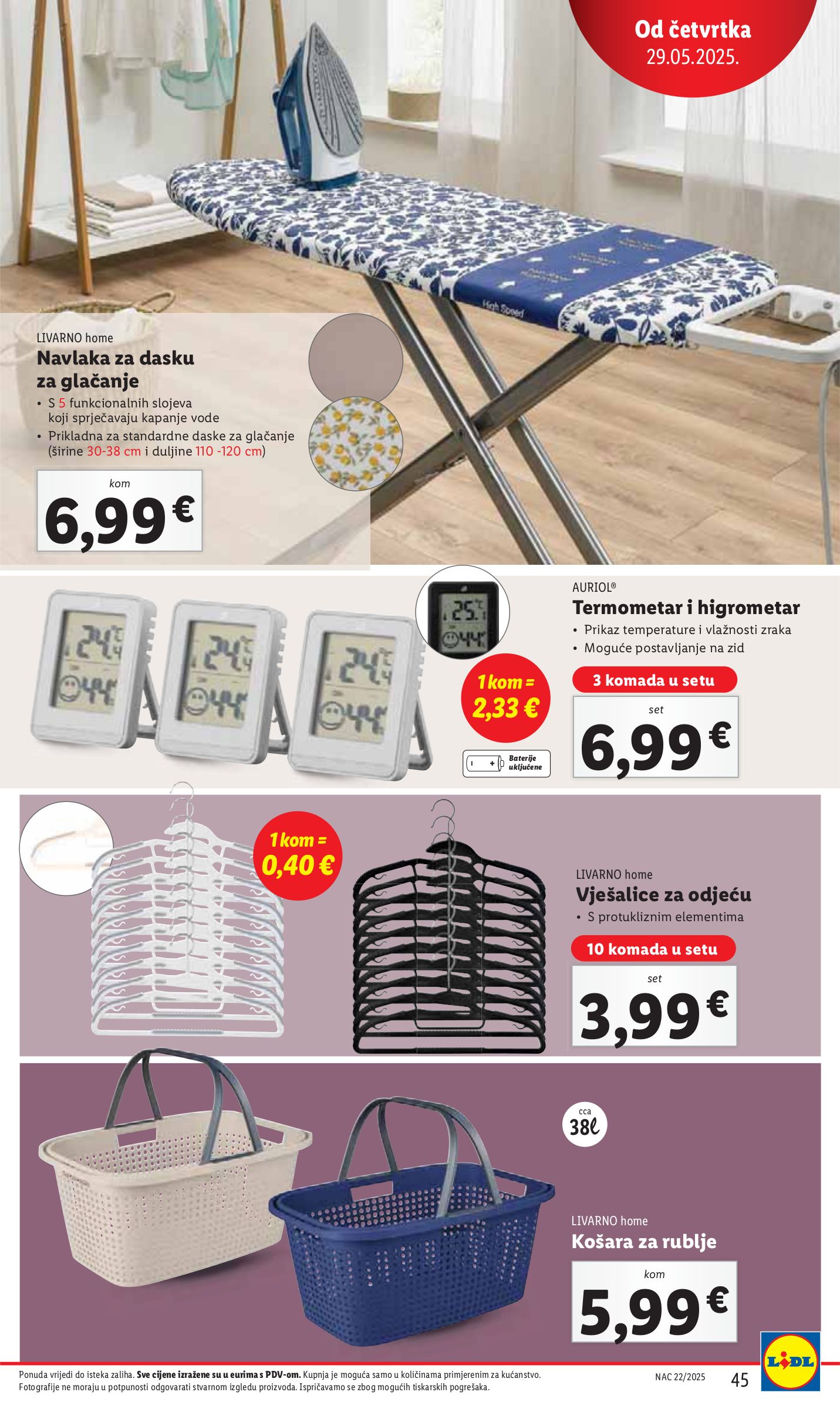 lidl - Prelistajte ovaj Lidl katalog, vrijedi od 26.05. do 01.06. - page: 45 lidl - Prelistajte ovaj Lidl katalog, vrijedi od 26.05. do 01.06. - page: 45