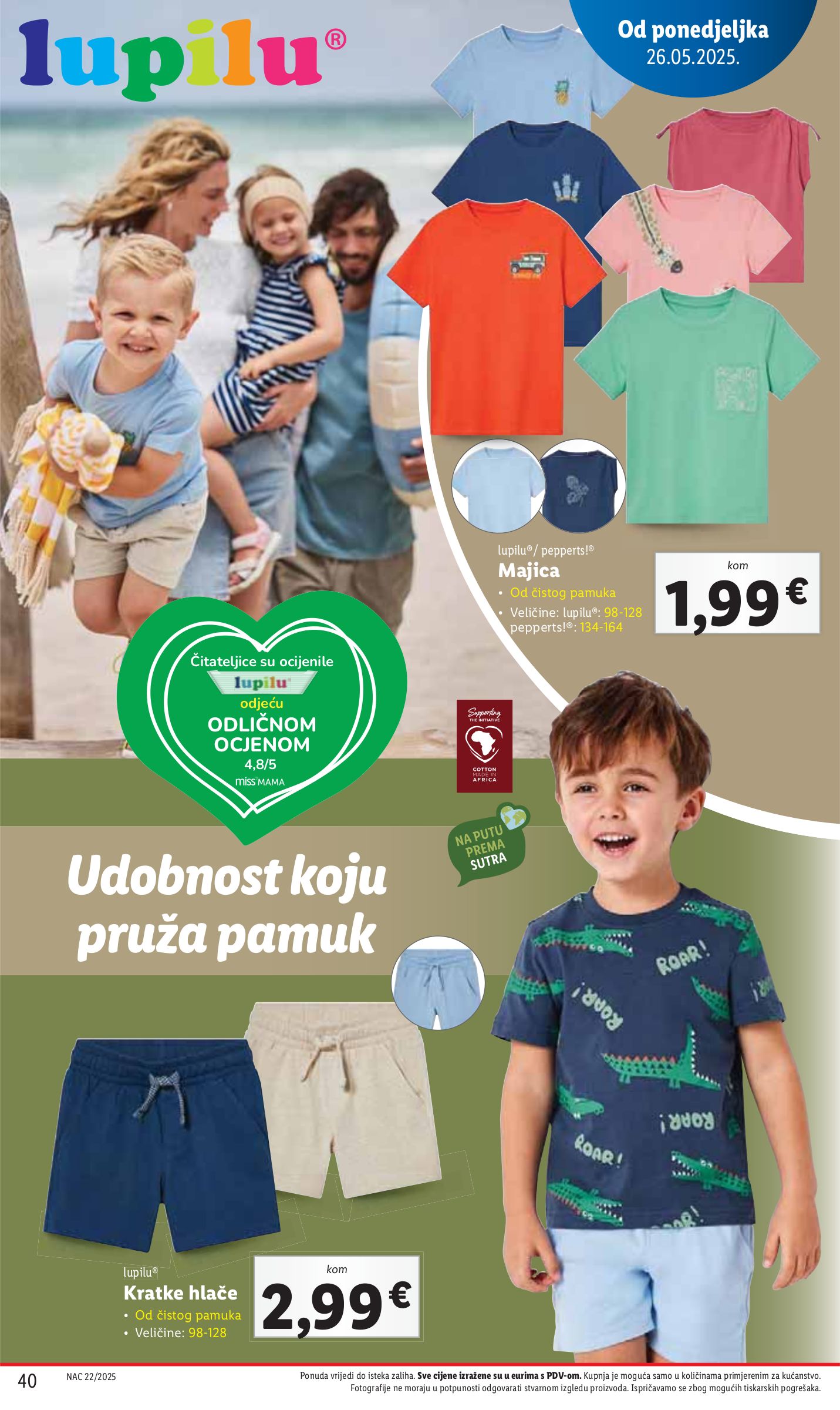 lidl - Prelistajte ovaj Lidl katalog, vrijedi od 26.05. do 01.06. - page: 40 lidl - Prelistajte ovaj Lidl katalog, vrijedi od 26.05. do 01.06. - page: 40