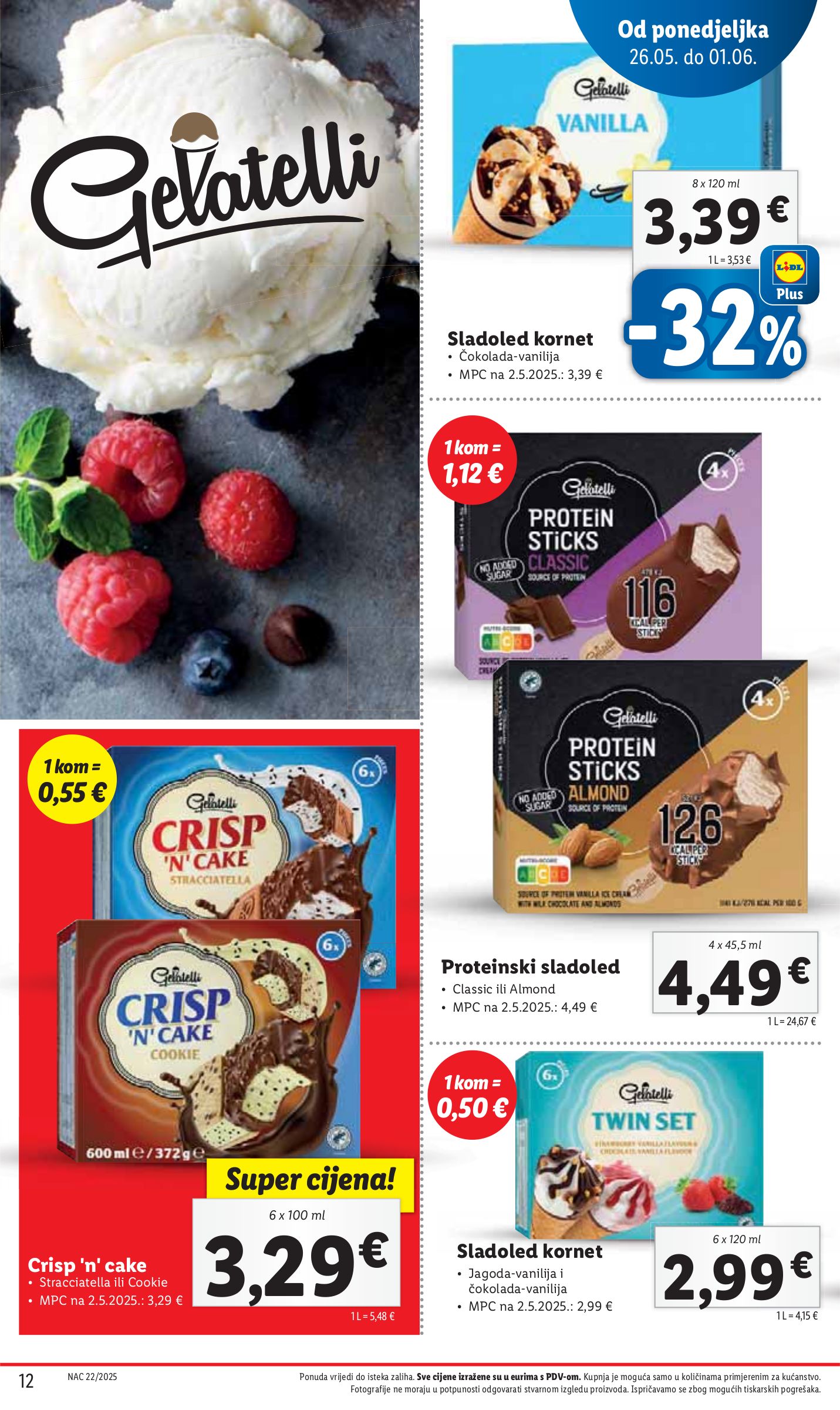 lidl - Prelistajte ovaj Lidl katalog, vrijedi od 26.05. do 01.06. - page: 12 lidl - Prelistajte ovaj Lidl katalog, vrijedi od 26.05. do 01.06. - page: 12