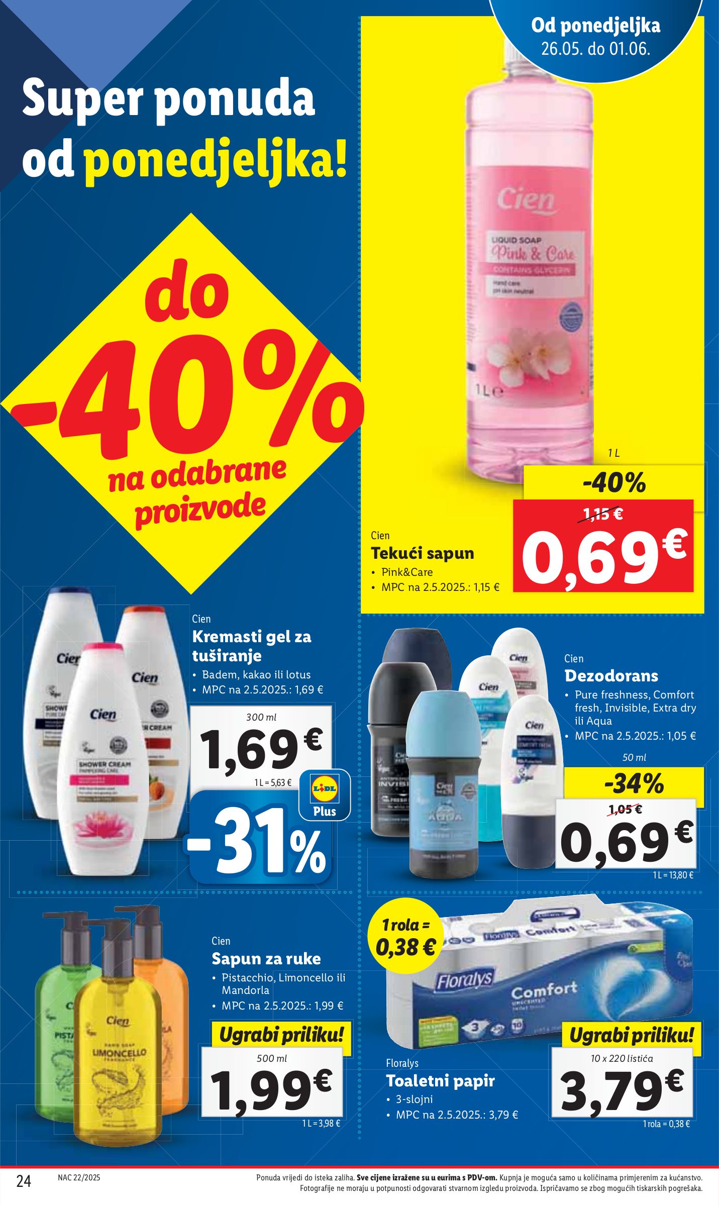 lidl - Prelistajte ovaj Lidl katalog, vrijedi od 26.05. do 01.06. - page: 24 lidl - Prelistajte ovaj Lidl katalog, vrijedi od 26.05. do 01.06. - page: 24