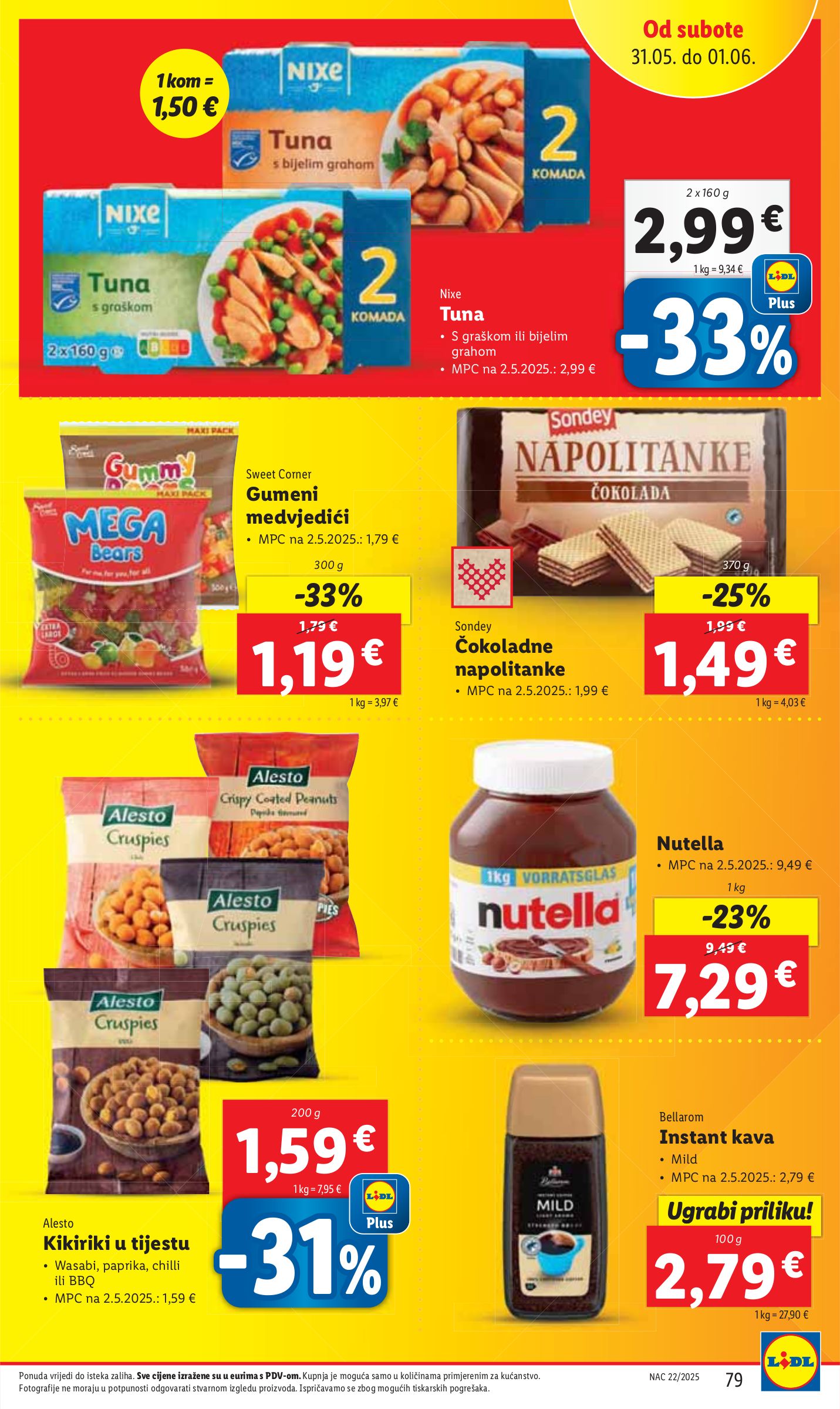 lidl - Prelistajte ovaj Lidl katalog, vrijedi od 26.05. do 01.06. - page: 79 lidl - Prelistajte ovaj Lidl katalog, vrijedi od 26.05. do 01.06. - page: 79