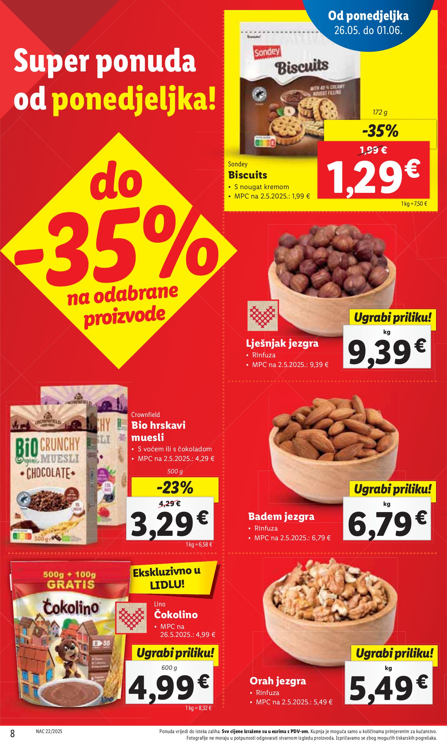 lidl - Prelistajte ovaj Lidl katalog, vrijedi od 26.05. do 01.06. - page: 8 lidl - Prelistajte ovaj Lidl katalog, vrijedi od 26.05. do 01.06. - page: 8