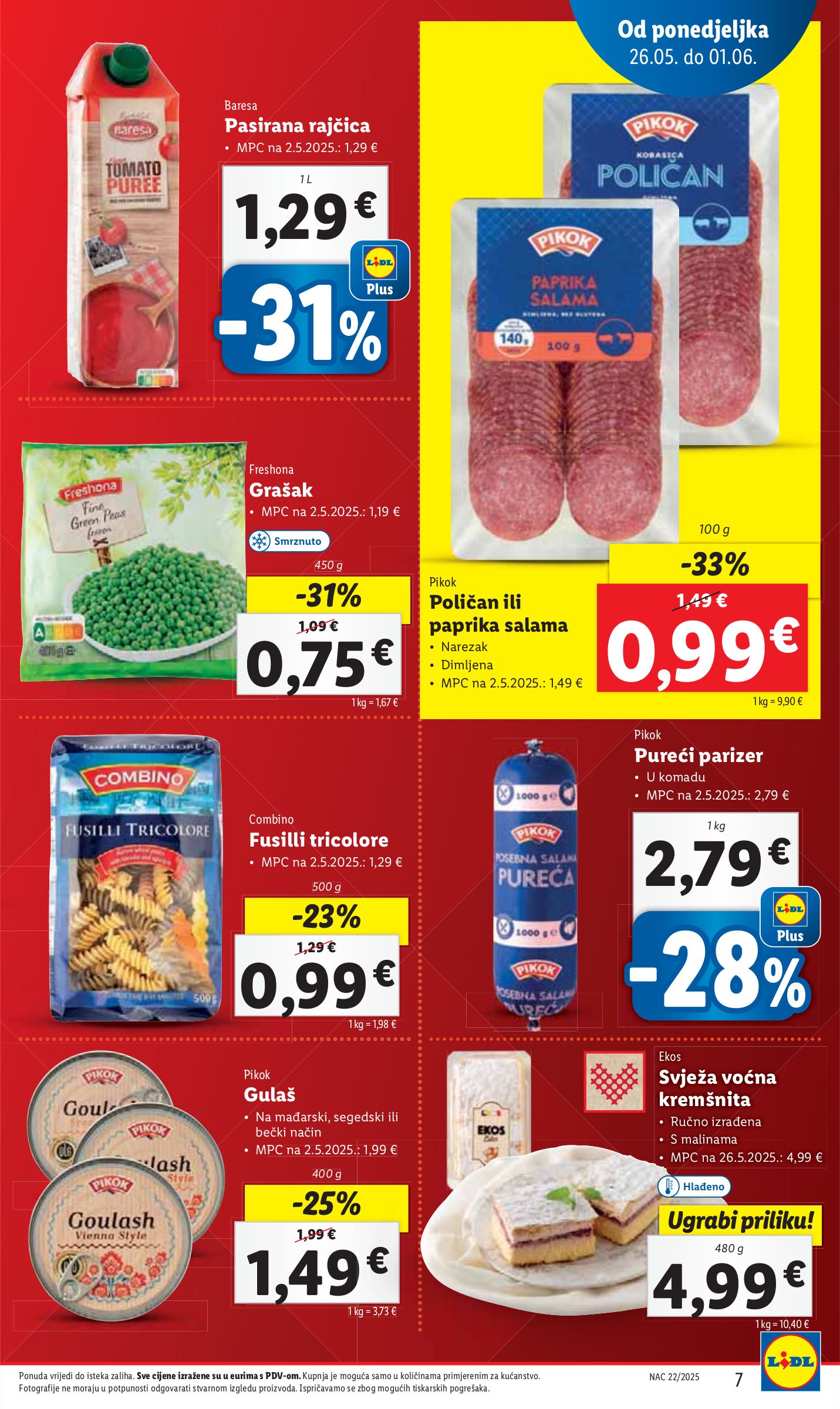 lidl - Prelistajte ovaj Lidl katalog, vrijedi od 26.05. do 01.06. - page: 7 lidl - Prelistajte ovaj Lidl katalog, vrijedi od 26.05. do 01.06. - page: 7